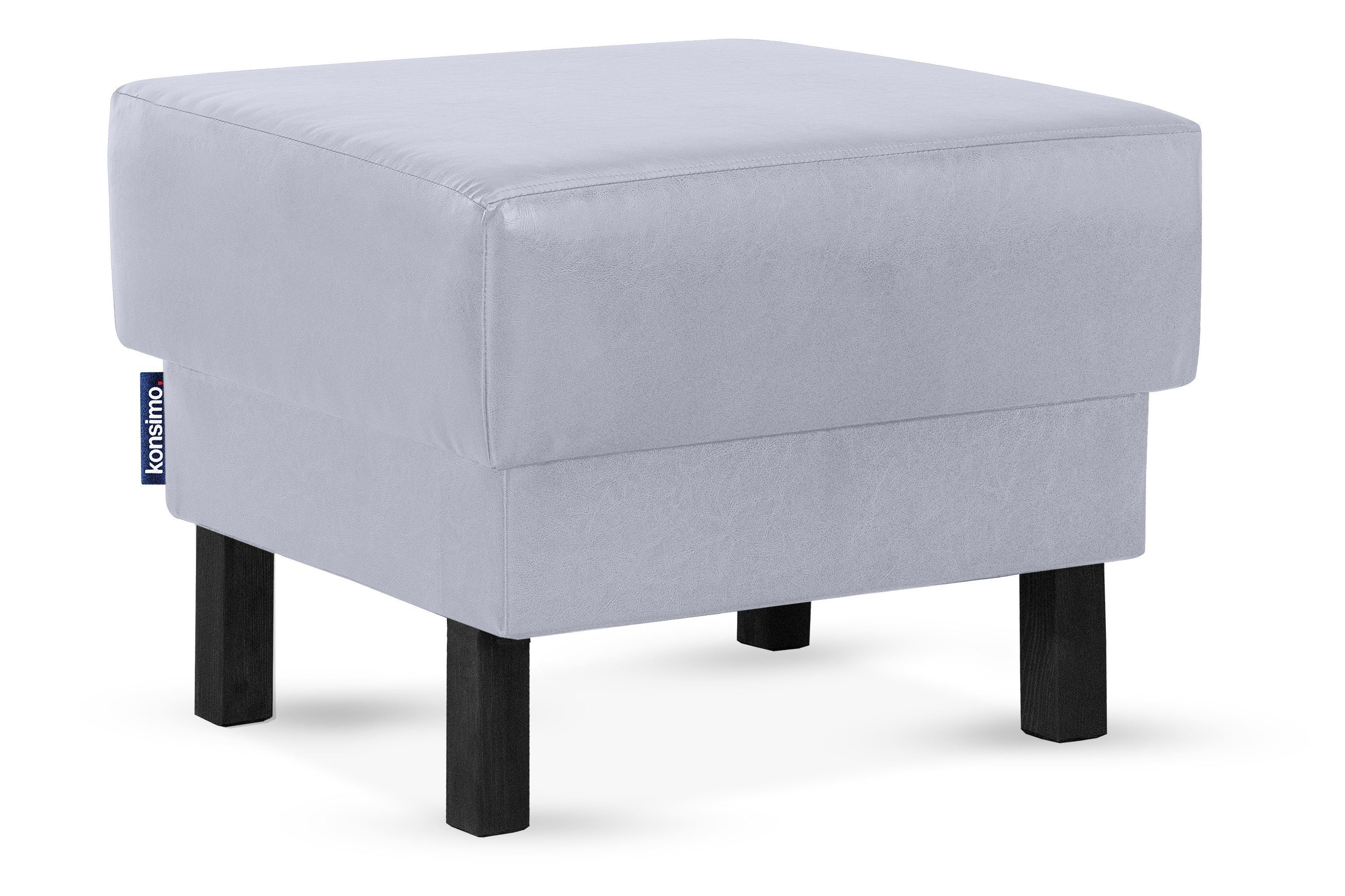 KONSIMO® Sitzhocker ESPECTO Pouffe Hocker, Kunstleder-Puffsessel, günstig online kaufen