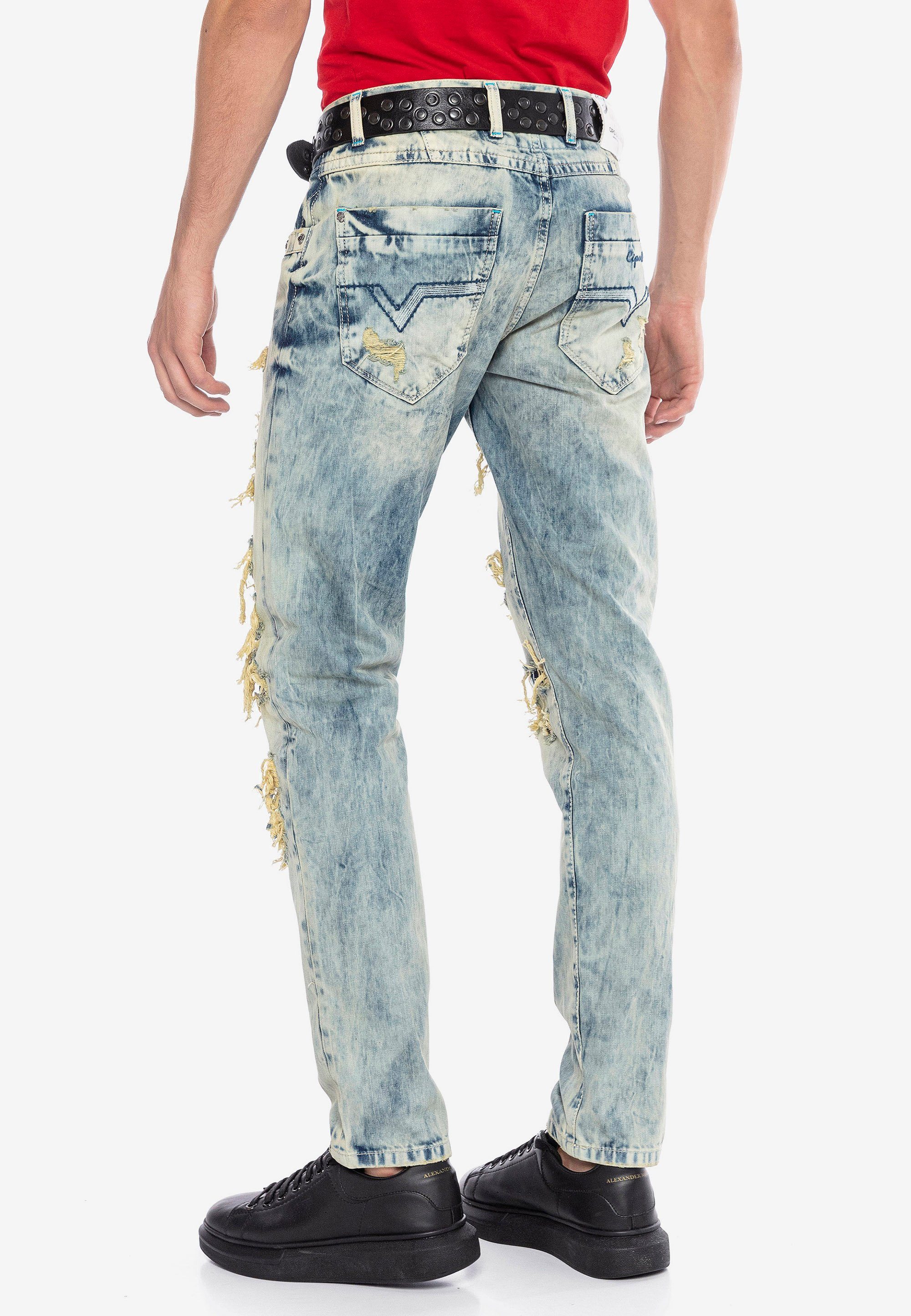 Baxx Bequeme mit Jeans Destroyed-Elementen Cipo &