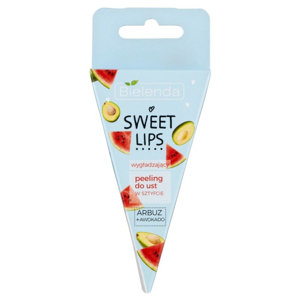 Bielenda Gesichtsmaske Sweet Lips Glättendes Lippenpeeling -Wassermelone und Avocado