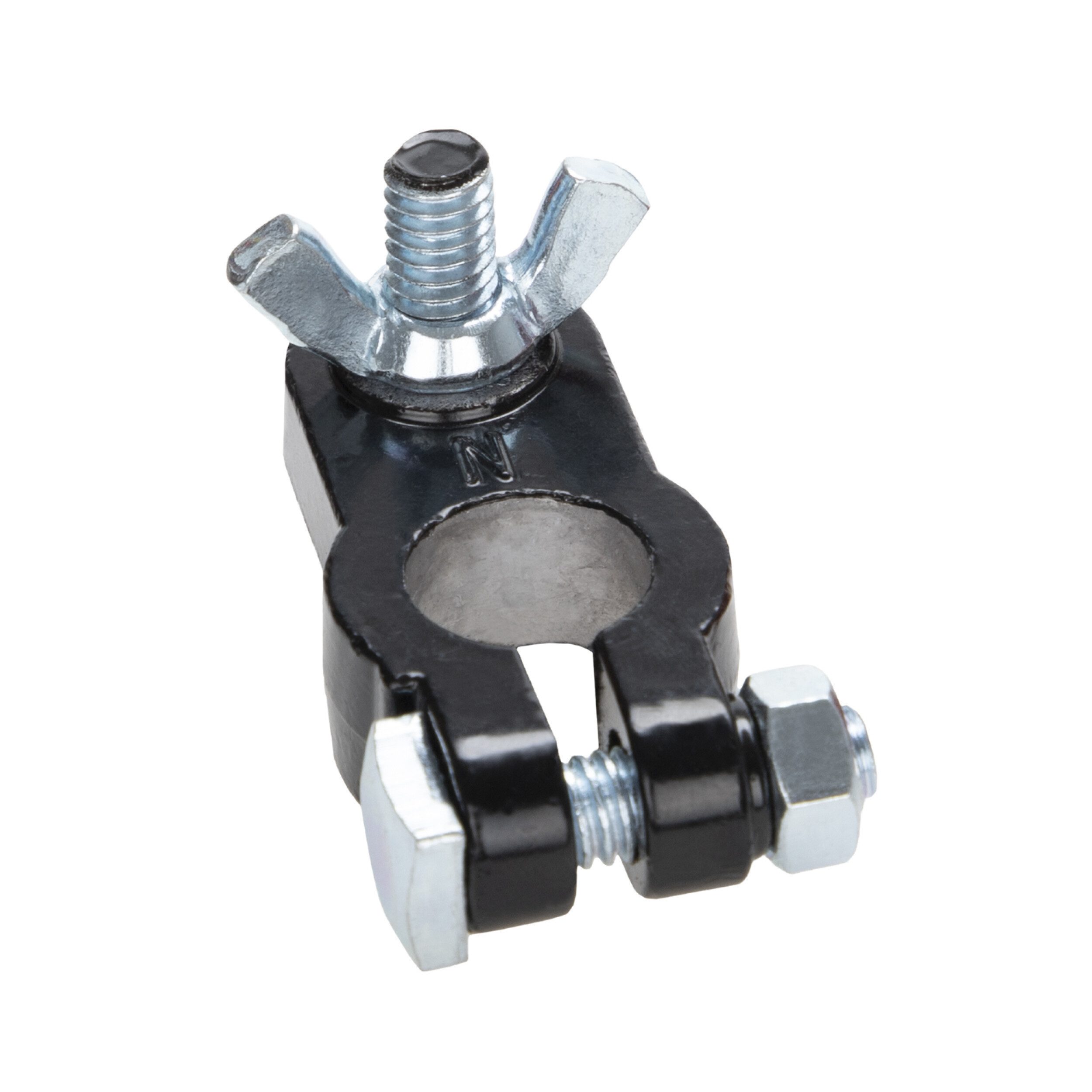 alca Batteriepolklemme Batterie-Polklemme Wing Minus schwarz 12/24 Volt Poladapter, Set, 1-St., Schwarz