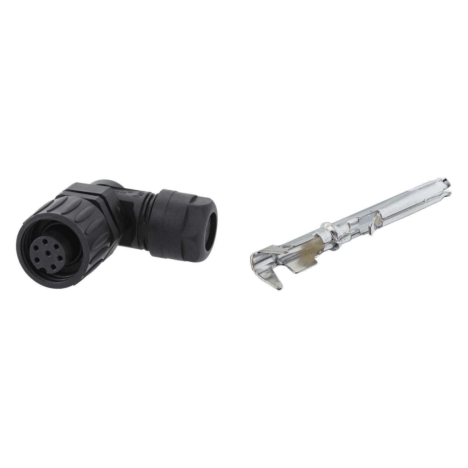 Amphenol Rundstecker Titel:SET-RD24-KBW Kabelsteckverbinder, inkl. Kontakte gewinkelt Buch