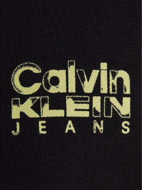 Calvin Klein Jeans Kapuzensweatshirt COLORFUL ARTWORK CROPPED HOODIE