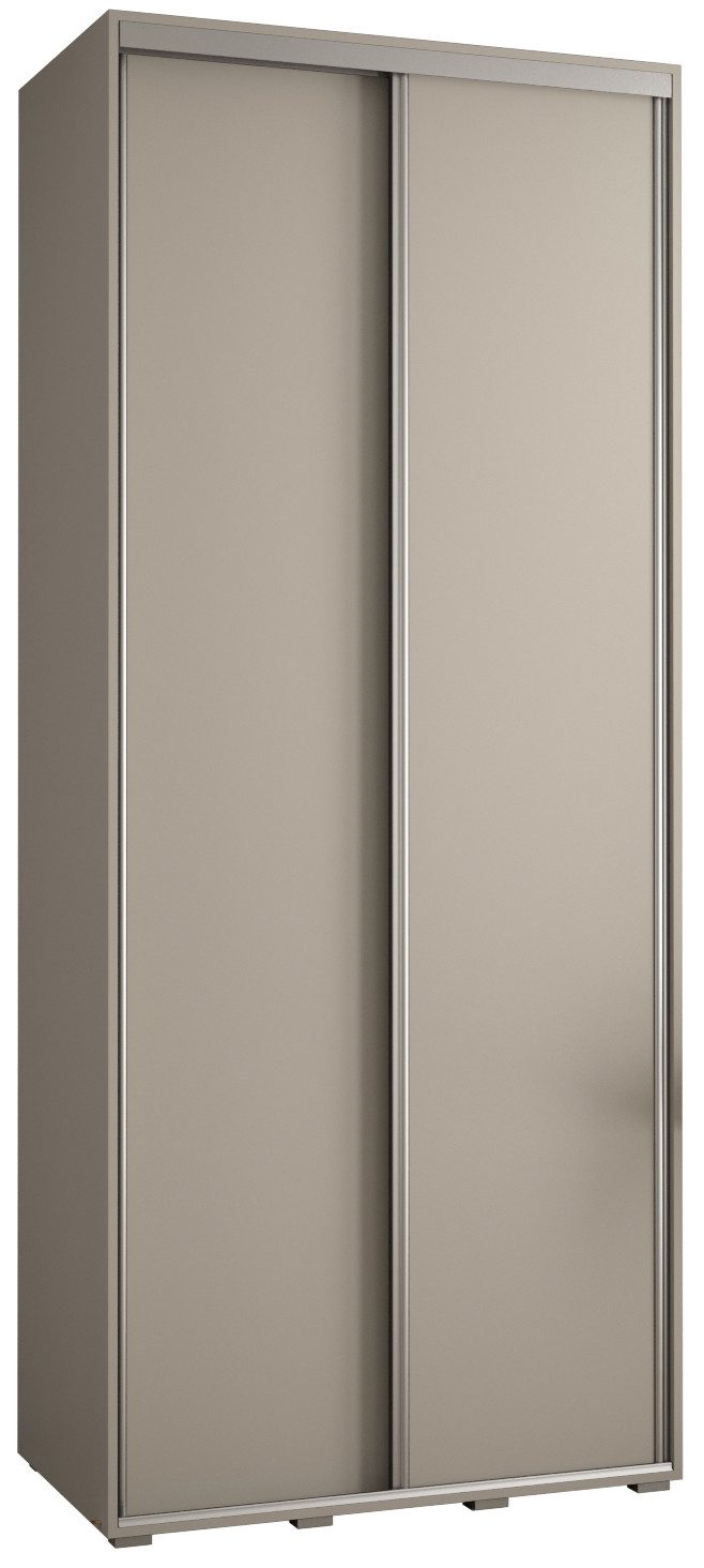 ABIKS MÖBEL Schwebetürenschrank Dakota 1 Schlafzimmerschrank mit Kleiderstange und Regalen