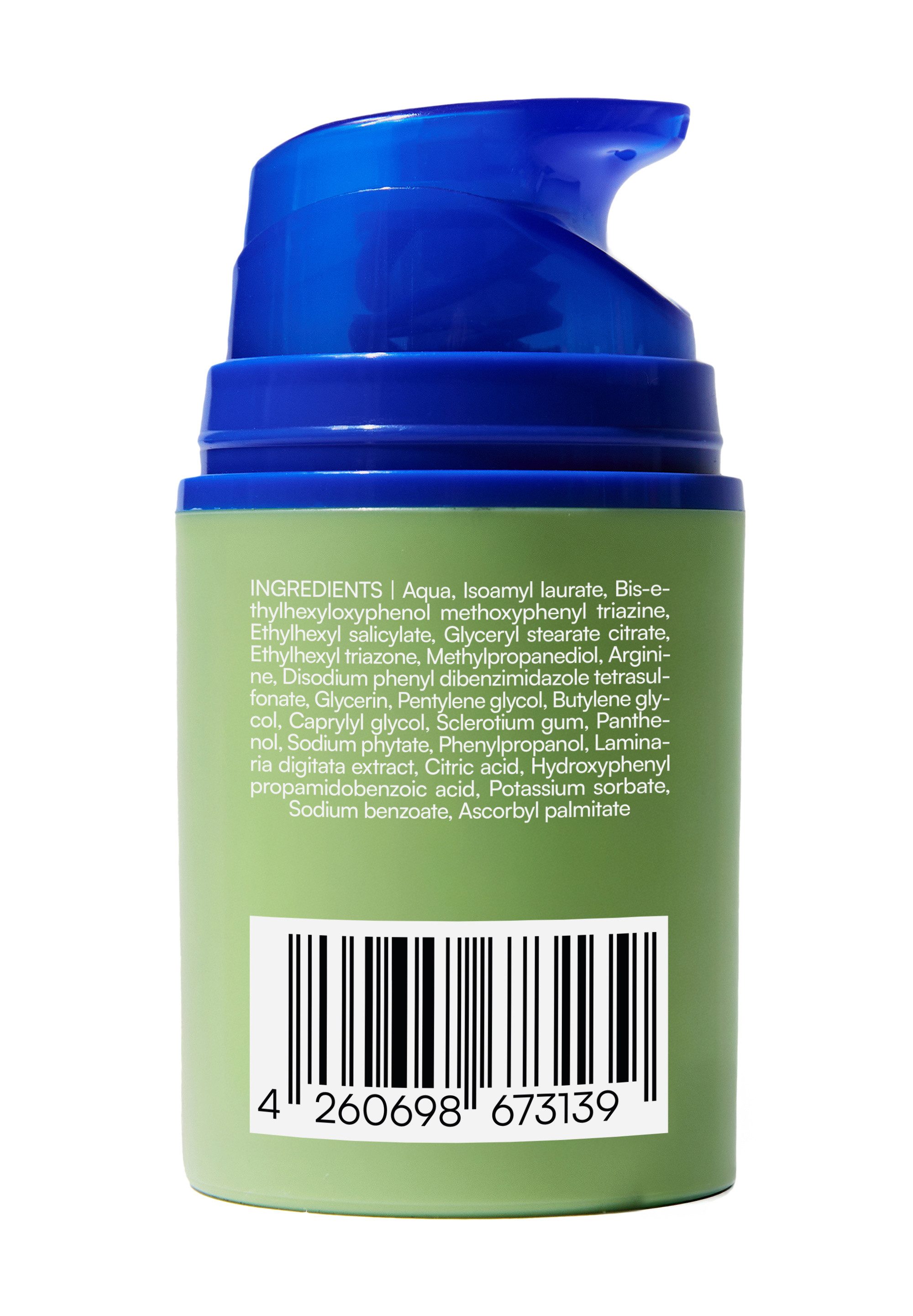 salted. Sonnenschutzcreme Ausgleichende LSF 30 Tagespflege Think Thirty, Leichte Tagespflege mit LSF 30, Panthenol, Glycerin und AlgaGuard