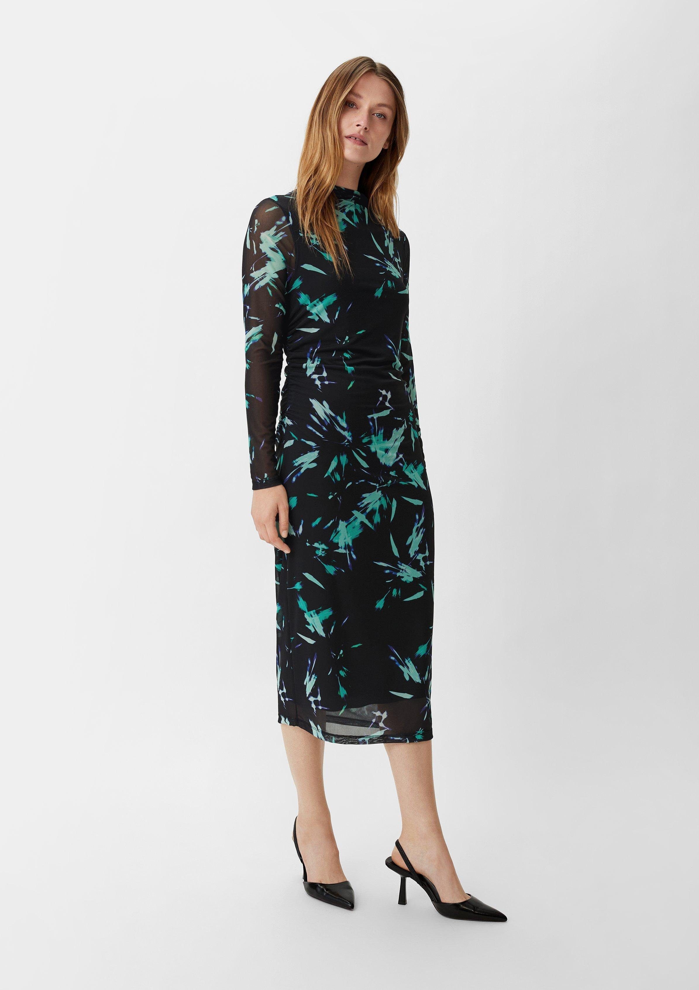 Maxikleid Kleid mit Viskosefutter