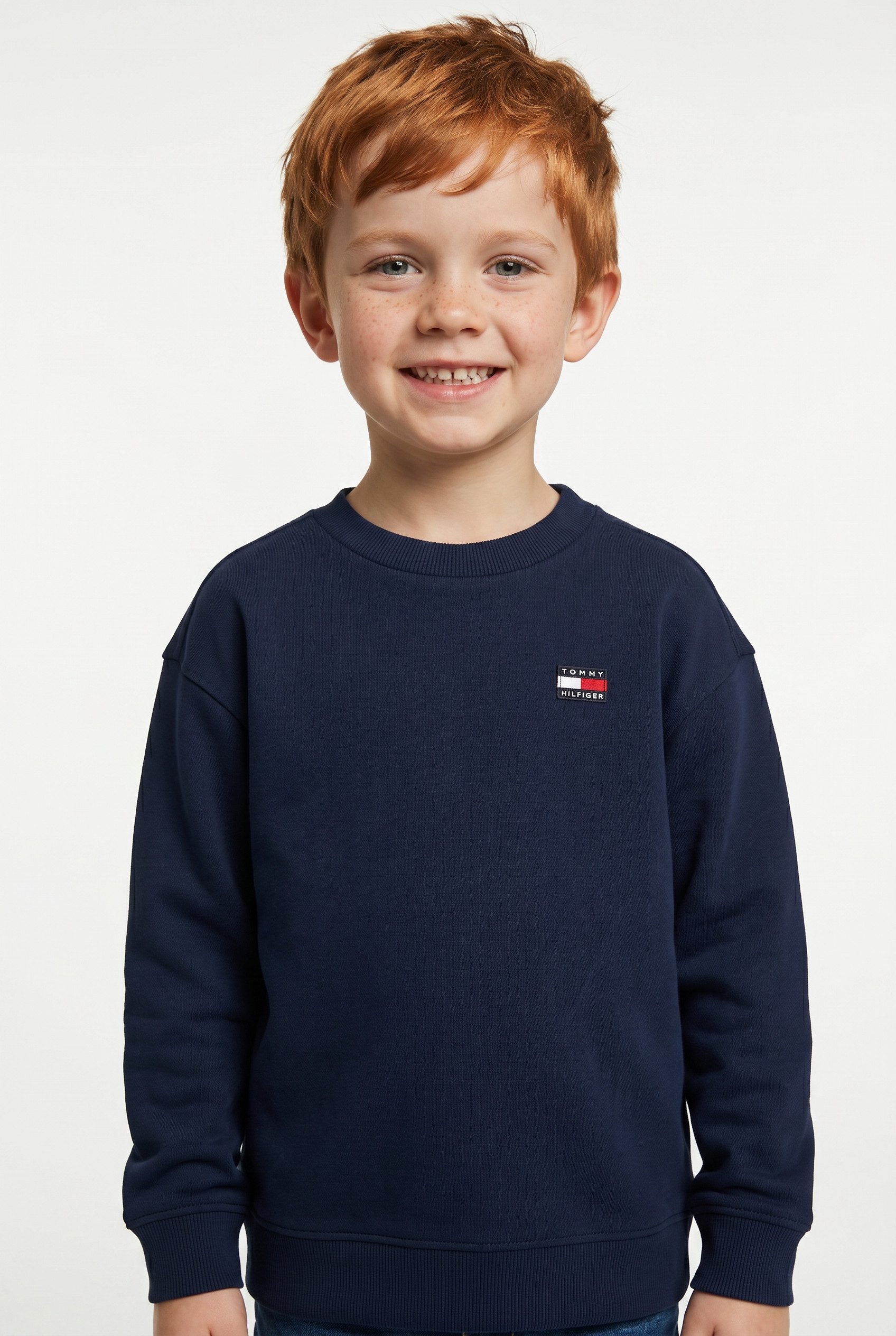 Tommy Hilfiger Sweatshirt Rundhalsausschnitt, Regular Fit, Kinder bis 16 Jahre