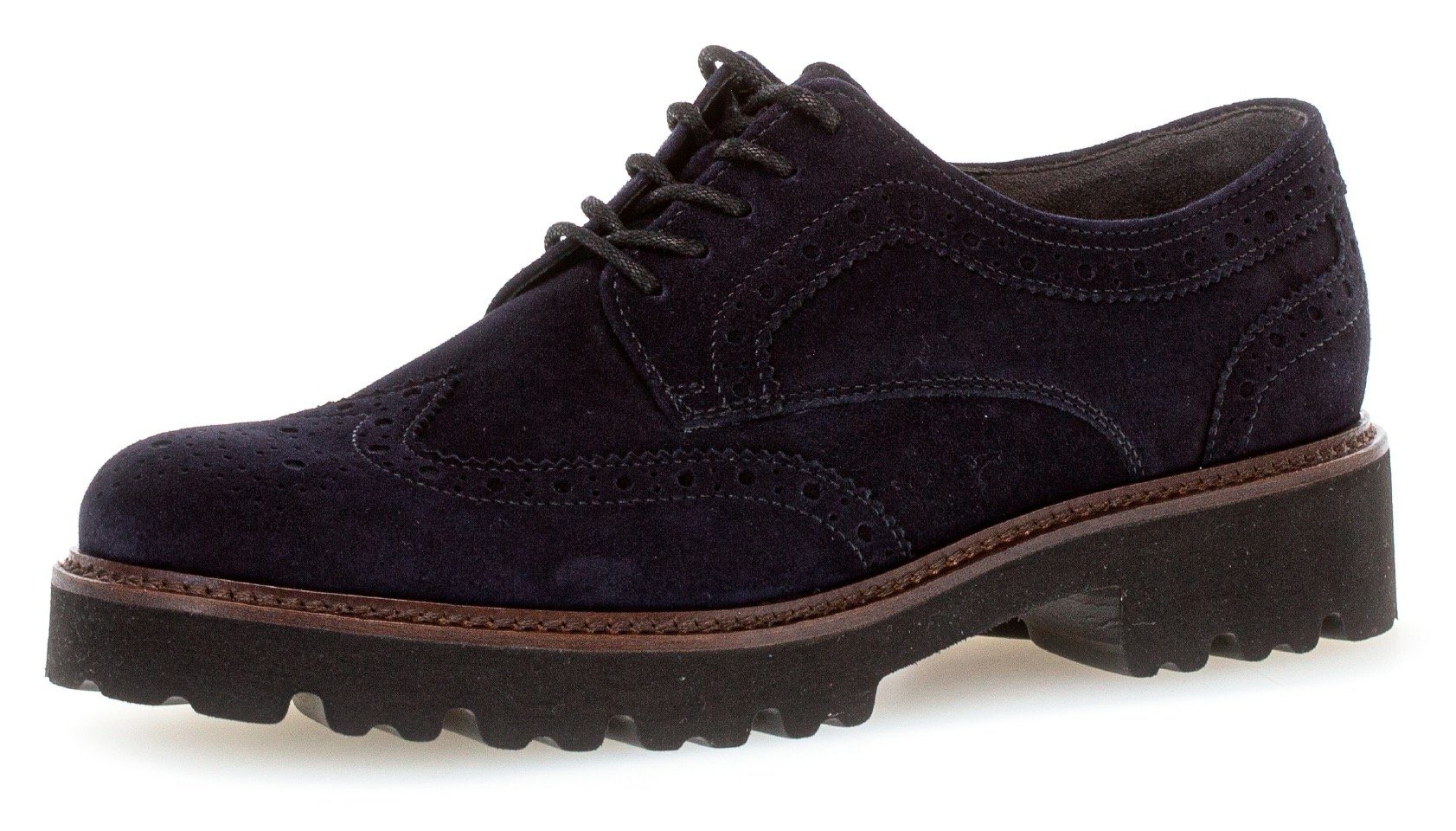 Gabor Schnürschuh mit dezenter Lyralochung, Freizeitschuh, Halbschuh, Schnü günstig online kaufen