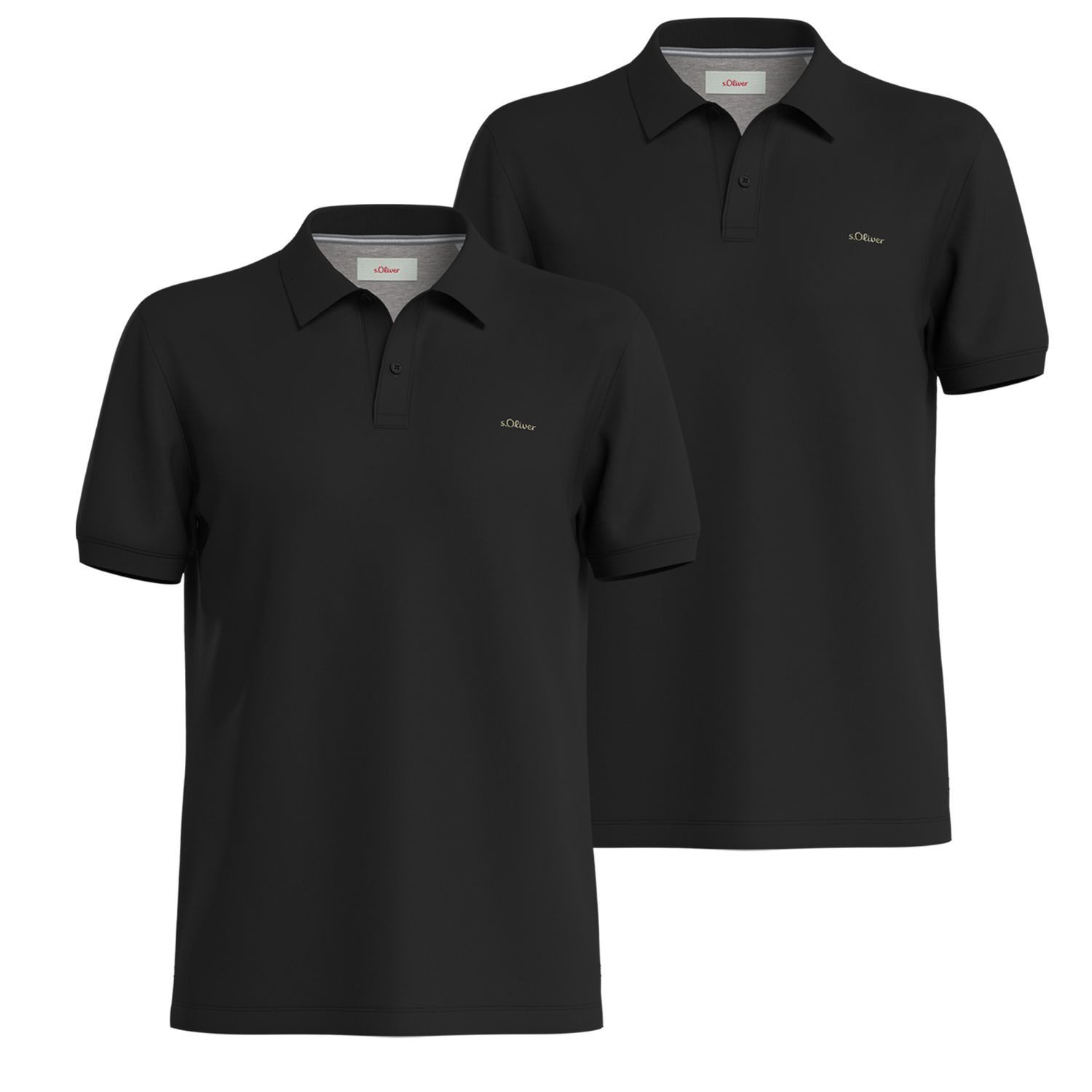 s.Oliver Poloshirt Poloshirt kurzarm, Piqué, Kragen, Knöpfe günstig online kaufen