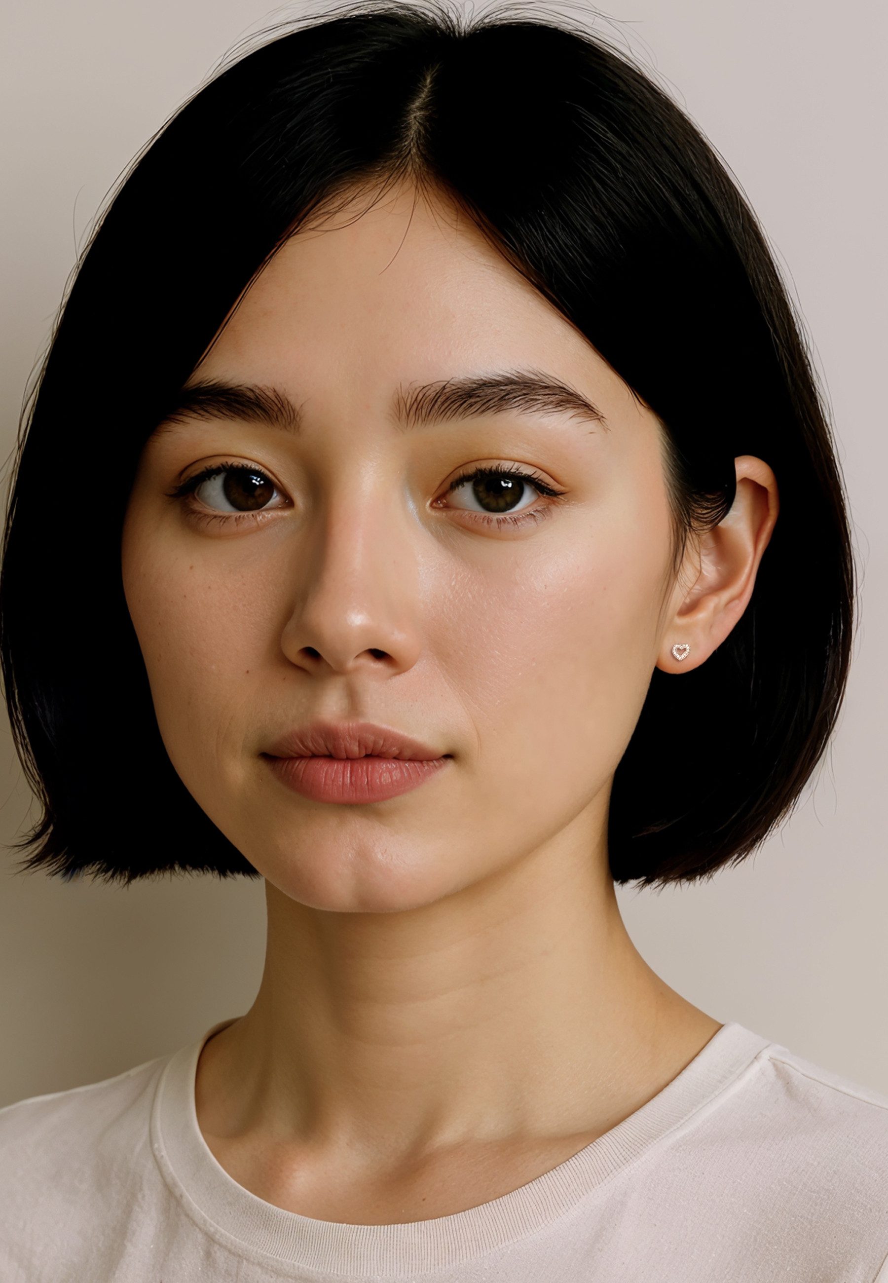 Sofia Milani Paar Ohrstecker Herz, 925 Silber Damen Schmuck - E0995