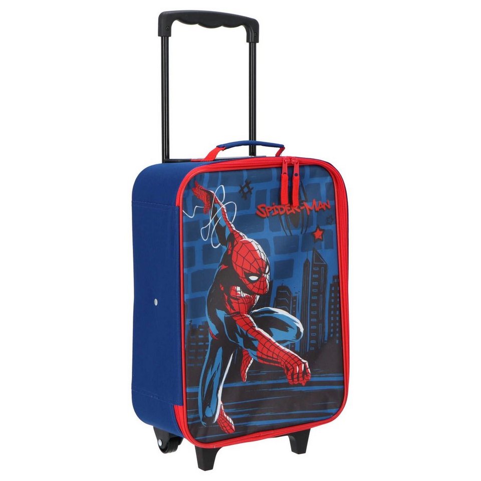 MARVEL Trolley Marvel Spiderman Kinder Trolley Kinderkoffer 42x32x16 cm, 2  Rollen