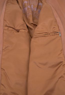 Maddox Lederjacke Sonja-20 MADDOX - Damen Echtleder Ledermantel Übergangsmantel Lammnappa cognac