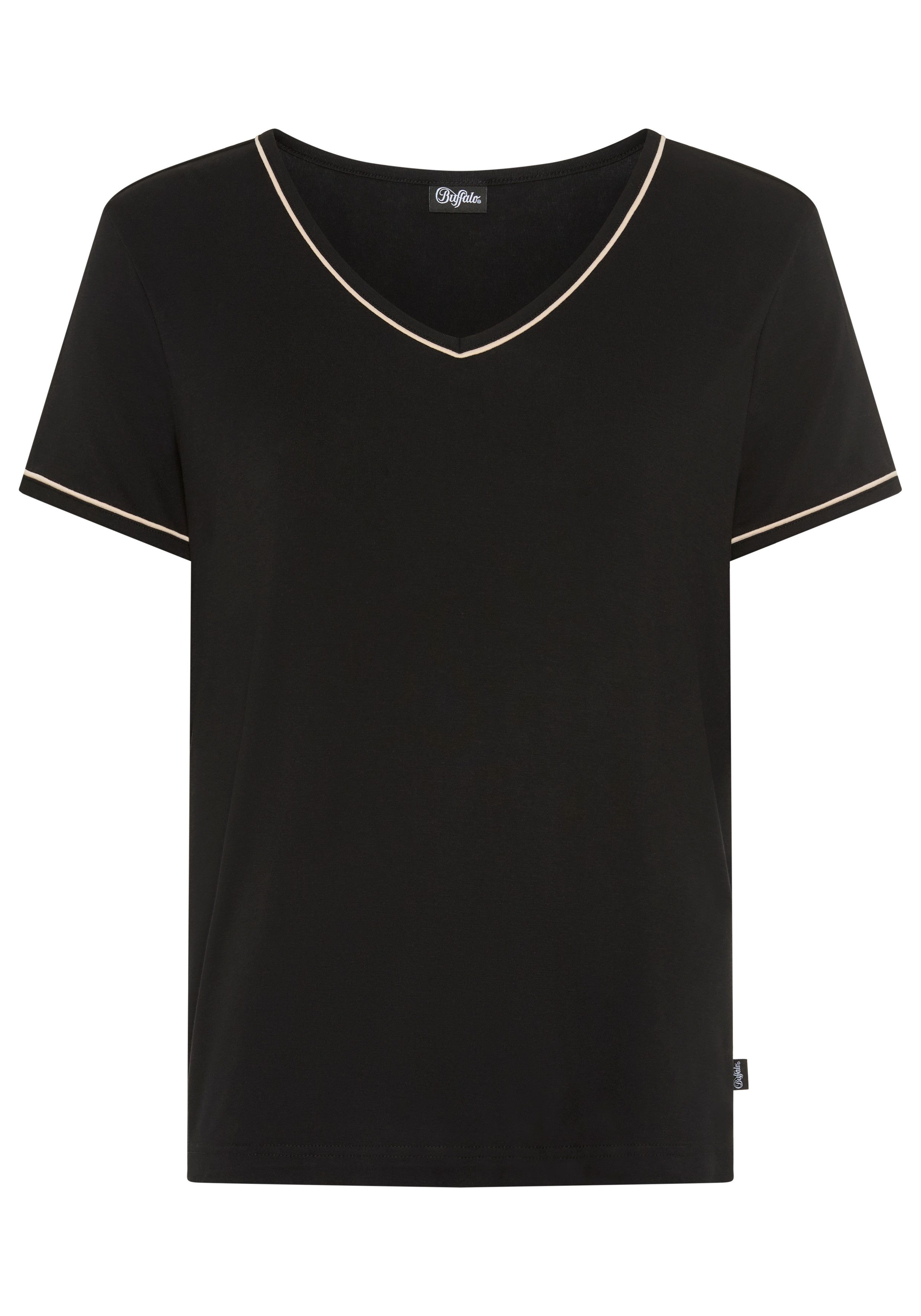 Buffalo Pyjamaoberteil (1-tlg) mit modischen Paspeldetails. € 24,99