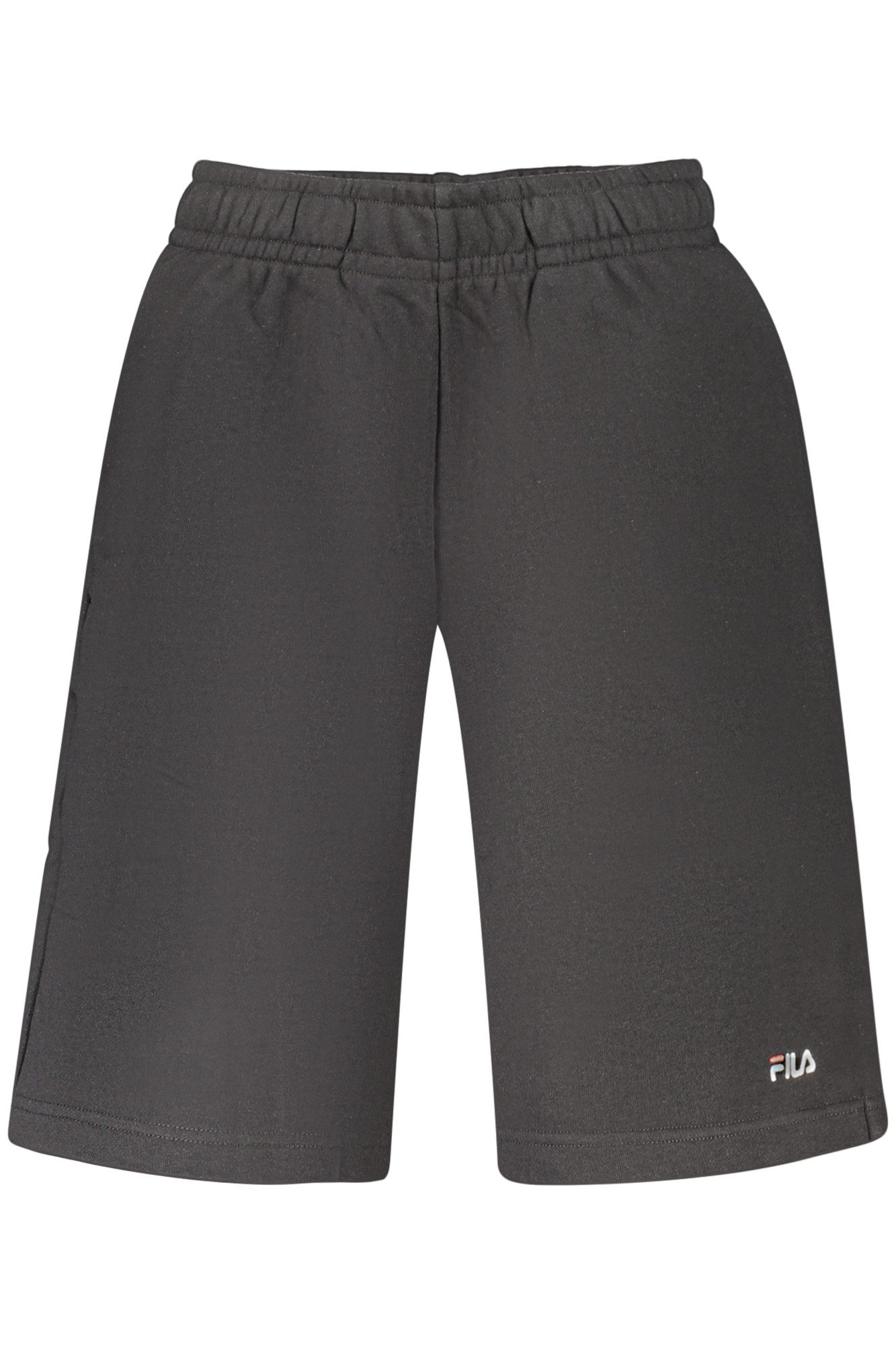 Fila 5-Pocket-Hose Kurze Herren-Trainingshose Schwarz: Bio-Baumwolle & Komfortbund