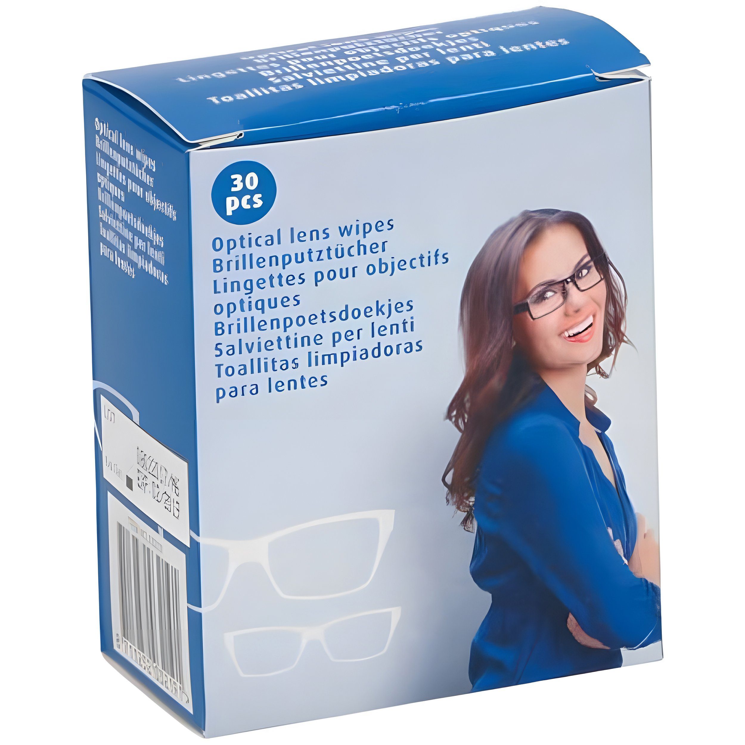 EDCO 30x BRILLEN PUTZTÜCHER Brillenputztücher Brillentuch 22 Reinigungstücher (Reinigungstücher Reinigung Putz Tücher Ohne Alkohol Alkoholfrei)