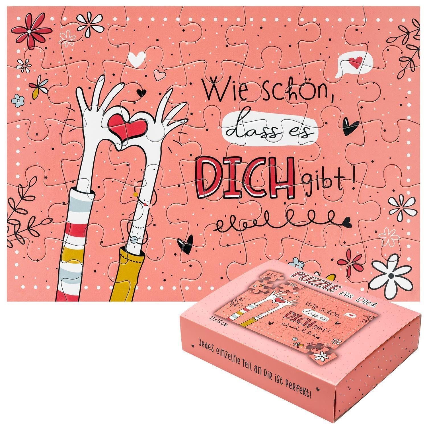 Sheepworld Puzzle H)PPYlife Puzzle aus 35 Teilen "Wie schön, dass es dich gibt", 35 Puzzleteile