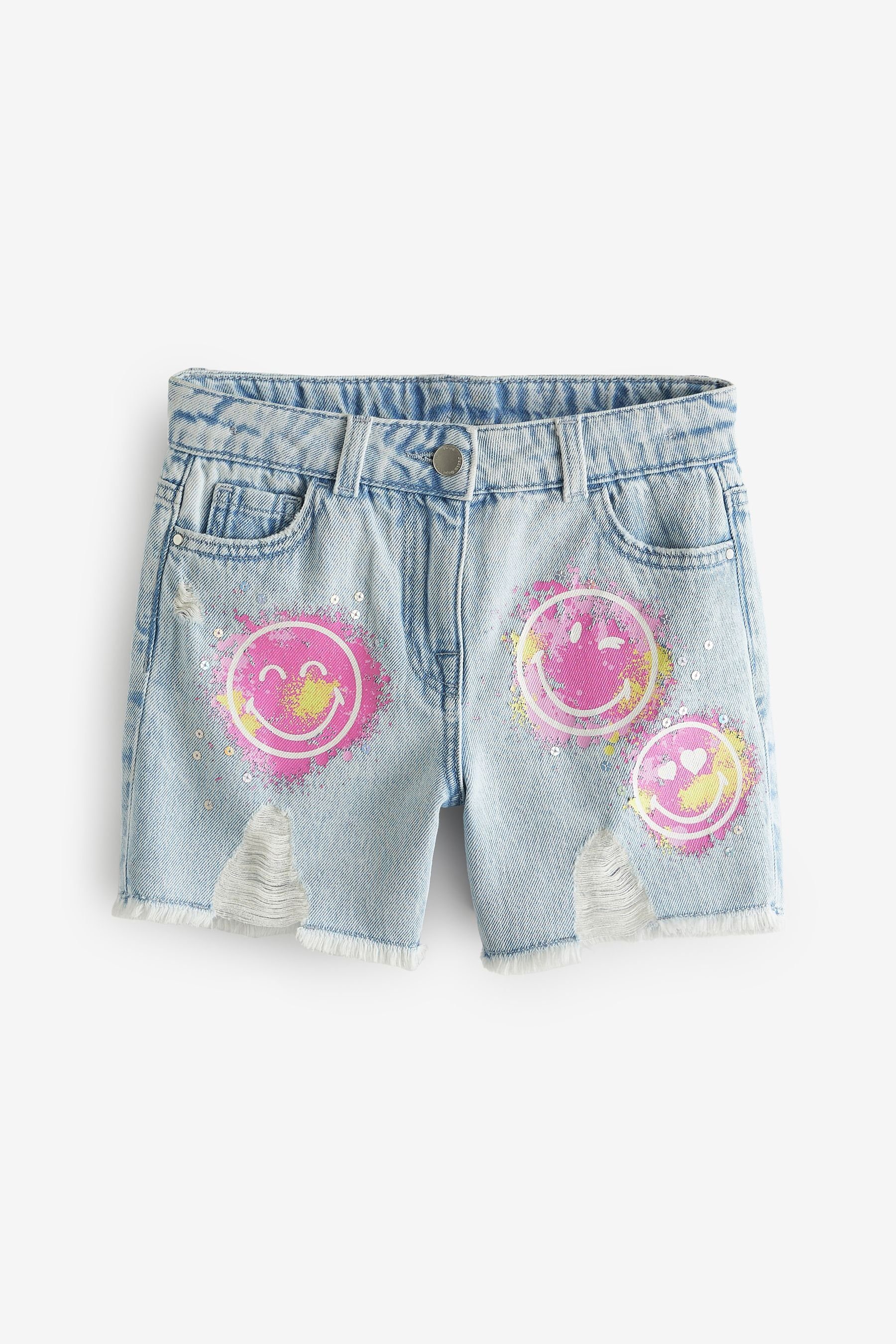 Next Jeansshorts Shorts mit Fransensaum (1-tlg)