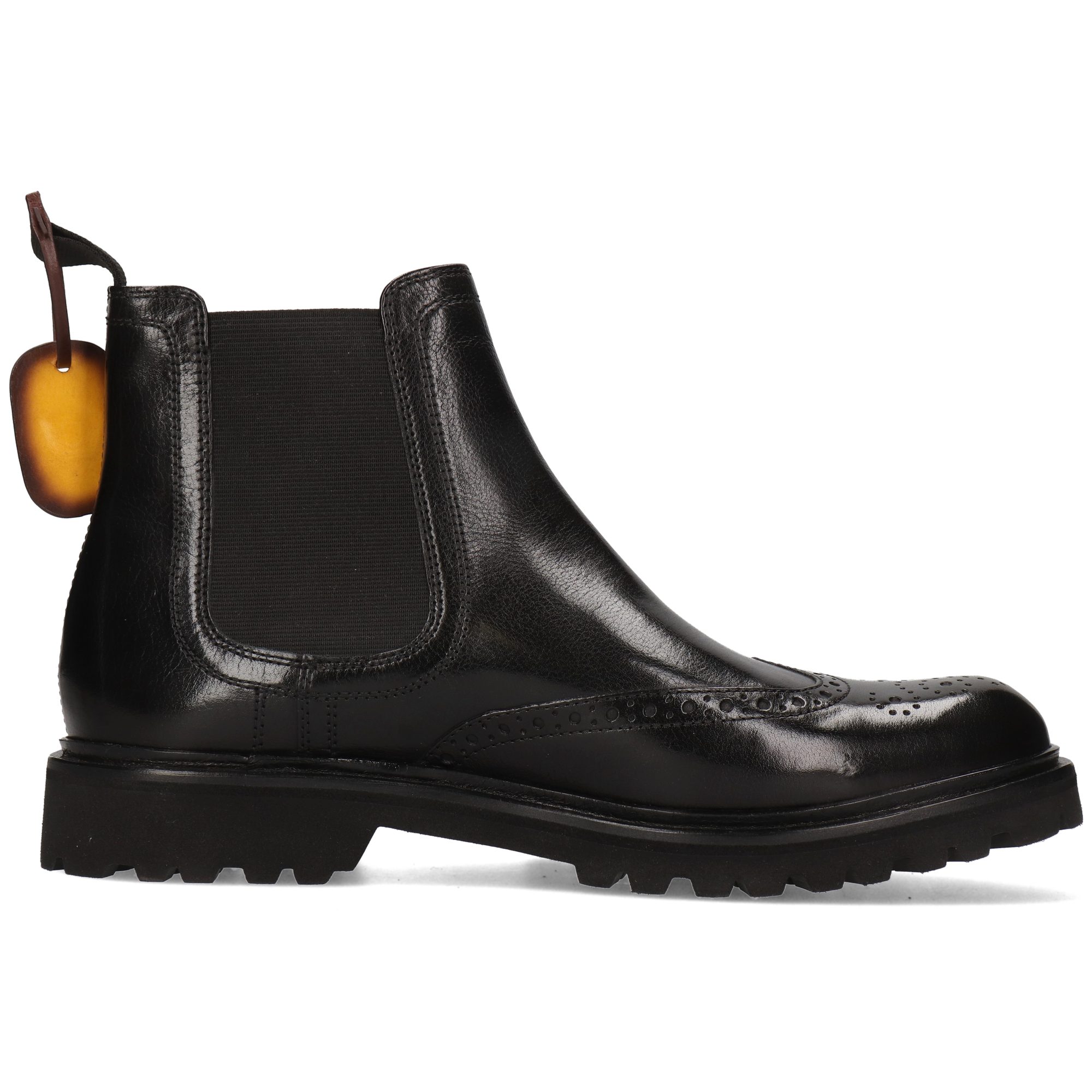 Melvin & Hamilton Pierce 15 Leder-Chelsea Boots für Herren Stiefelette Flache Absätze, Echtes Leder, Vegetabile Gerbung