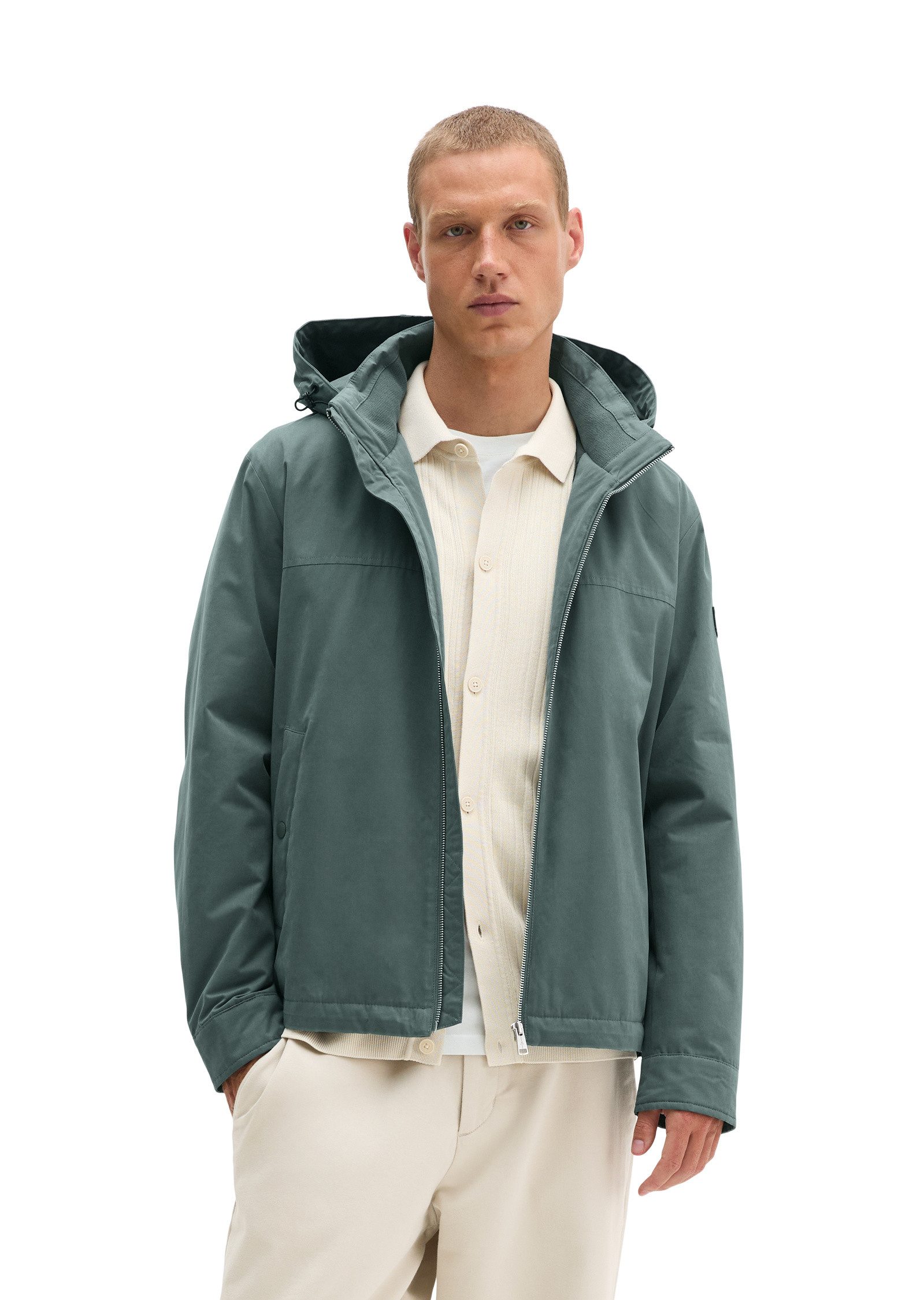 Marc O'Polo Outdoorjacke mit abnehmbarer Kapuze
