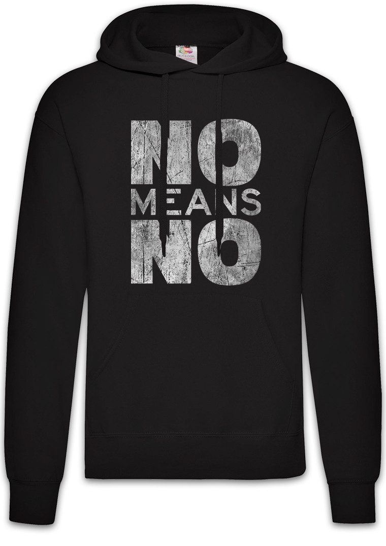 Hoodie No Means No Herren Hoodie Sexism Emanzipation Feminismus Sexismus