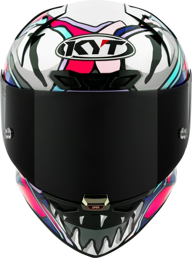 KYT Motorradhelm KX-1 Race GP Bastianini Replica 2023 Helm, Atmungsaktiv, Pinlock, ECE 22.06