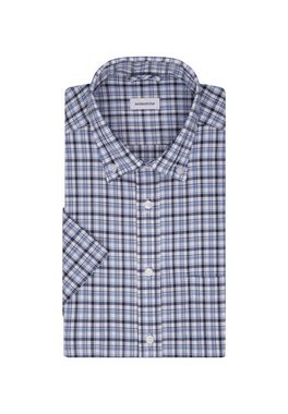 seidensticker Businesshemd Comfort Comfort Kurzarm Button-Down-Kragen Karo