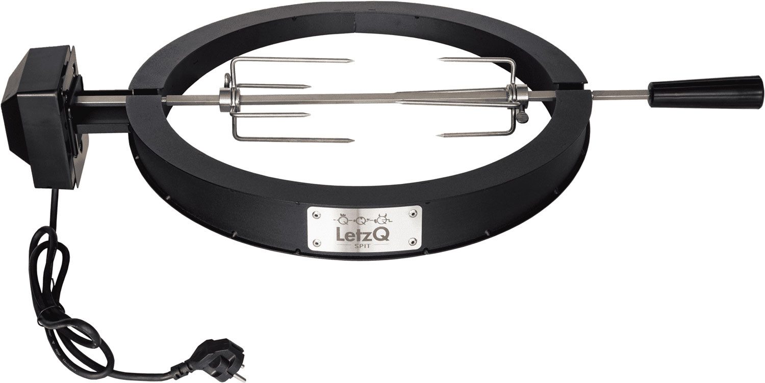 Big Green Egg Drehkorb Big Green Egg Rotisserie / Drehspieß LETZQ mit Motor Medium