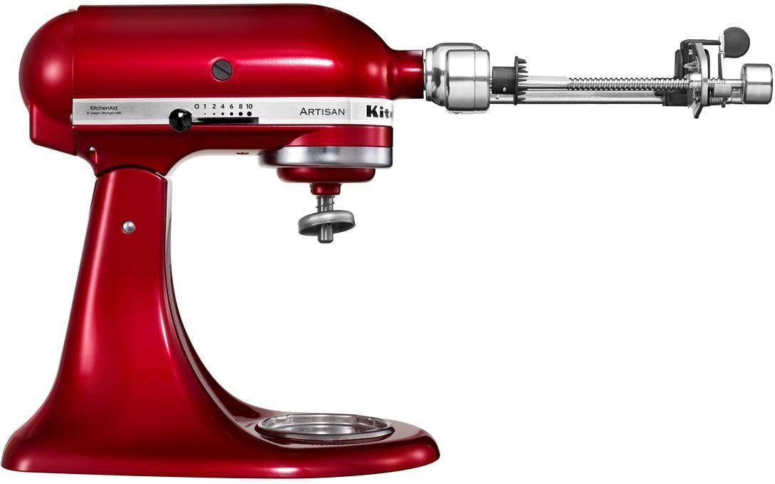 KitchenAid Spiralschneideraufsatz 5KSM1APC, Zubehör für alle KitchenAid Küchenmaschinen, mit 4 Messern