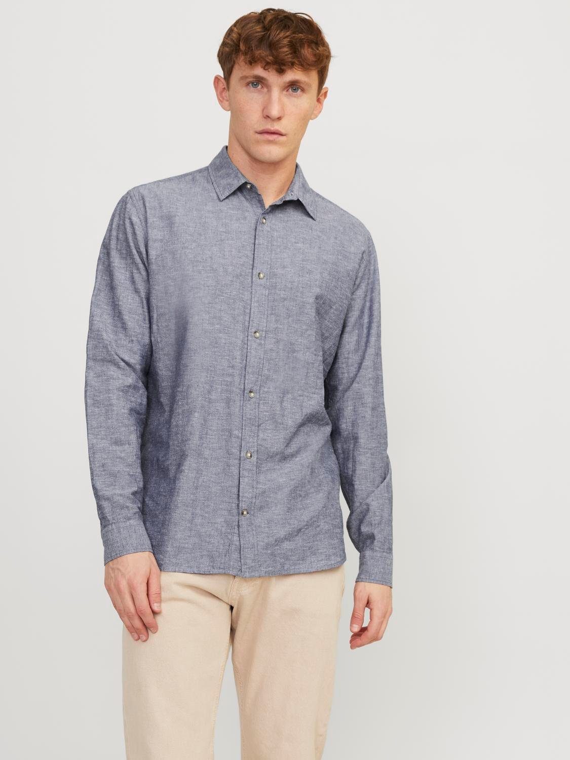 Jack & Jones Langarmhemd JJESUMMER LINEN günstig online kaufen