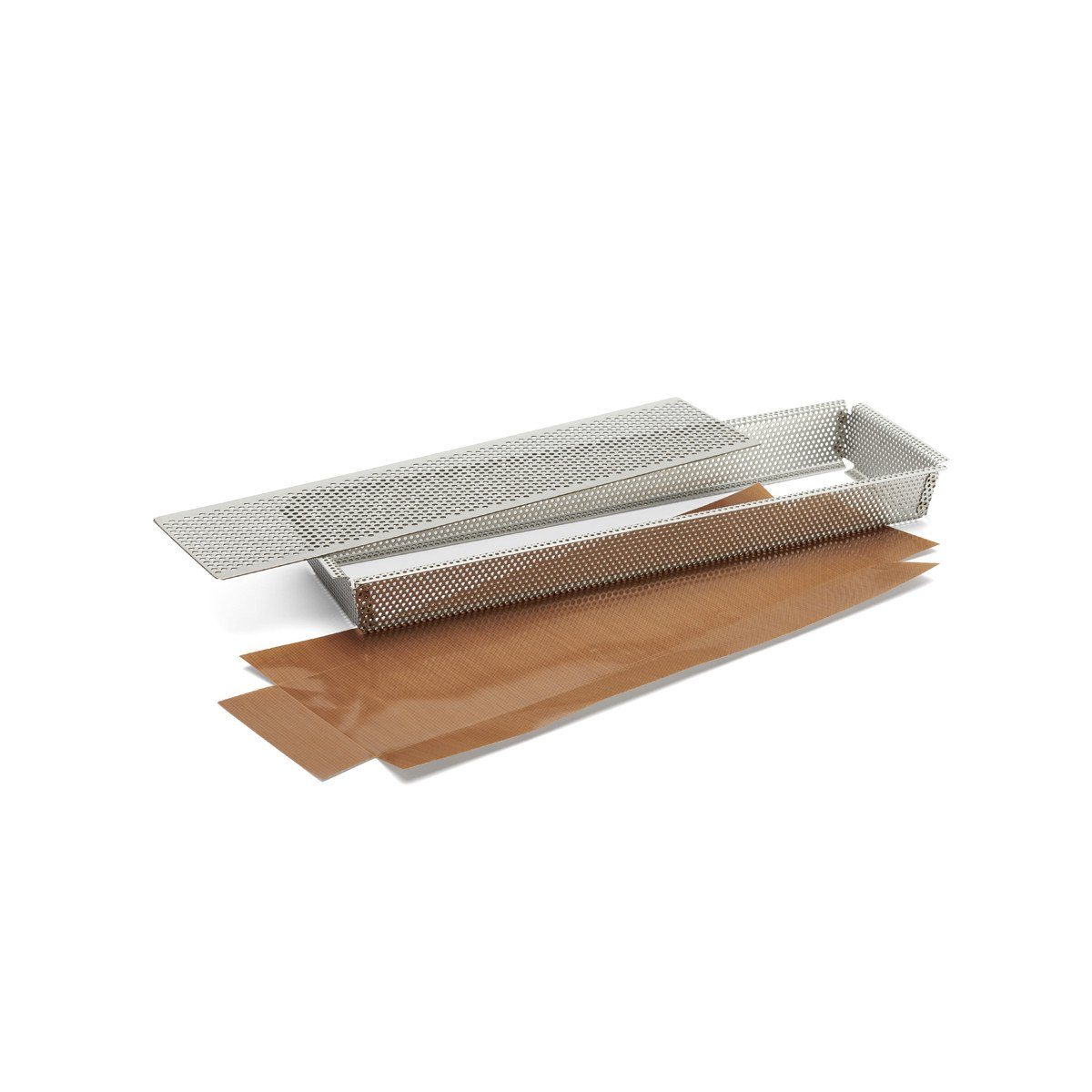 de Buyer Springform Air-System, Tortenform 35x10,5 cm mit Backtrennfolie - Edelstahl gelocht