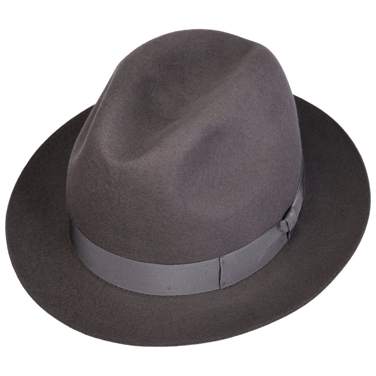 Borsalino Filzhut (1-St) Bogarthut mit Ripsband, Made in Italy