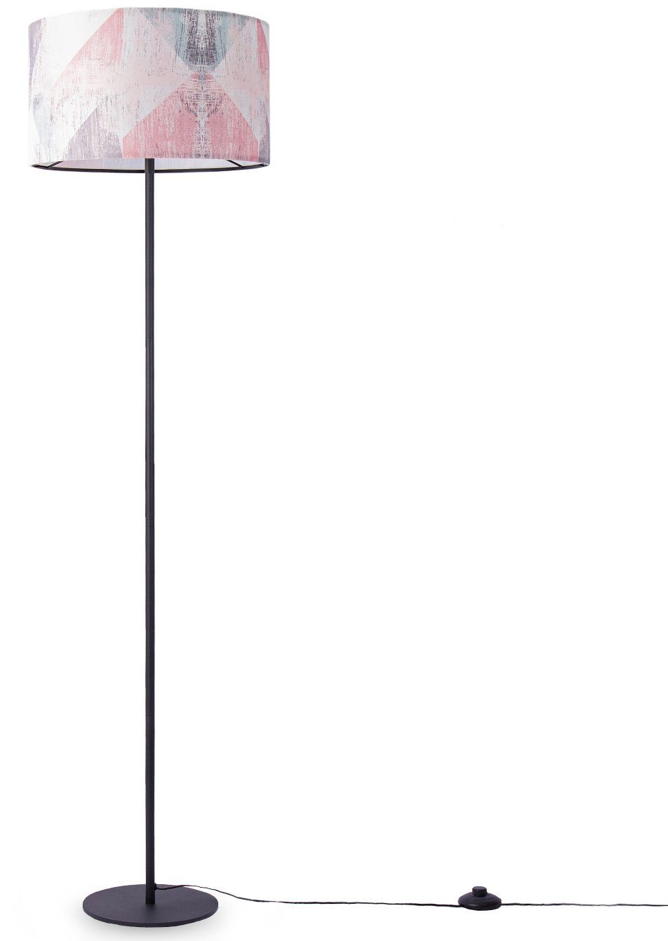 Paco Home Stehlampe Hell Vintage 102, E27 Wohnzimmer Pastell ohne Leuchtmittel, Standleuchte Schlafzimmer Mero