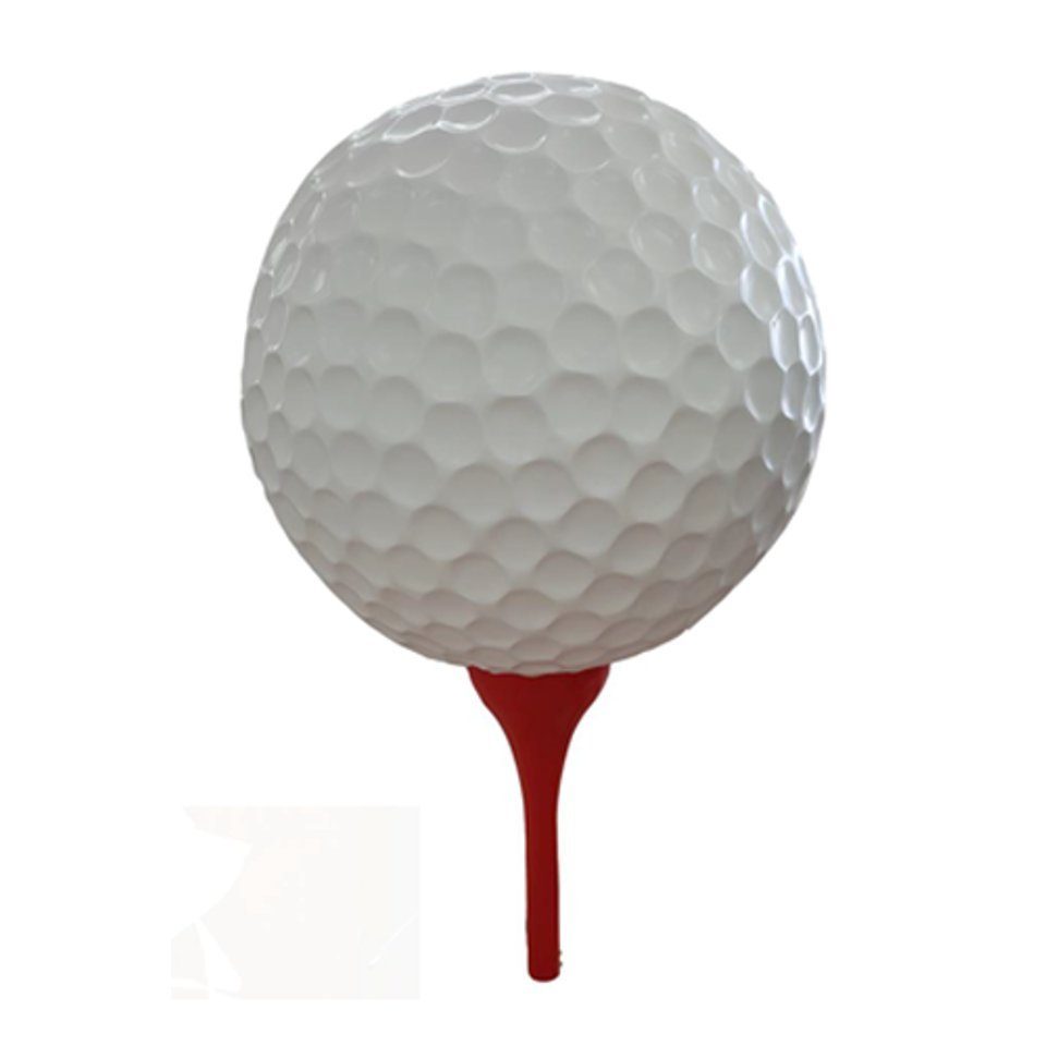 JVmoebel Skulptur Abstrakte 120cm Deko Golf Aussteller Figur Bälle Skulptur Club Golf Figur Ball