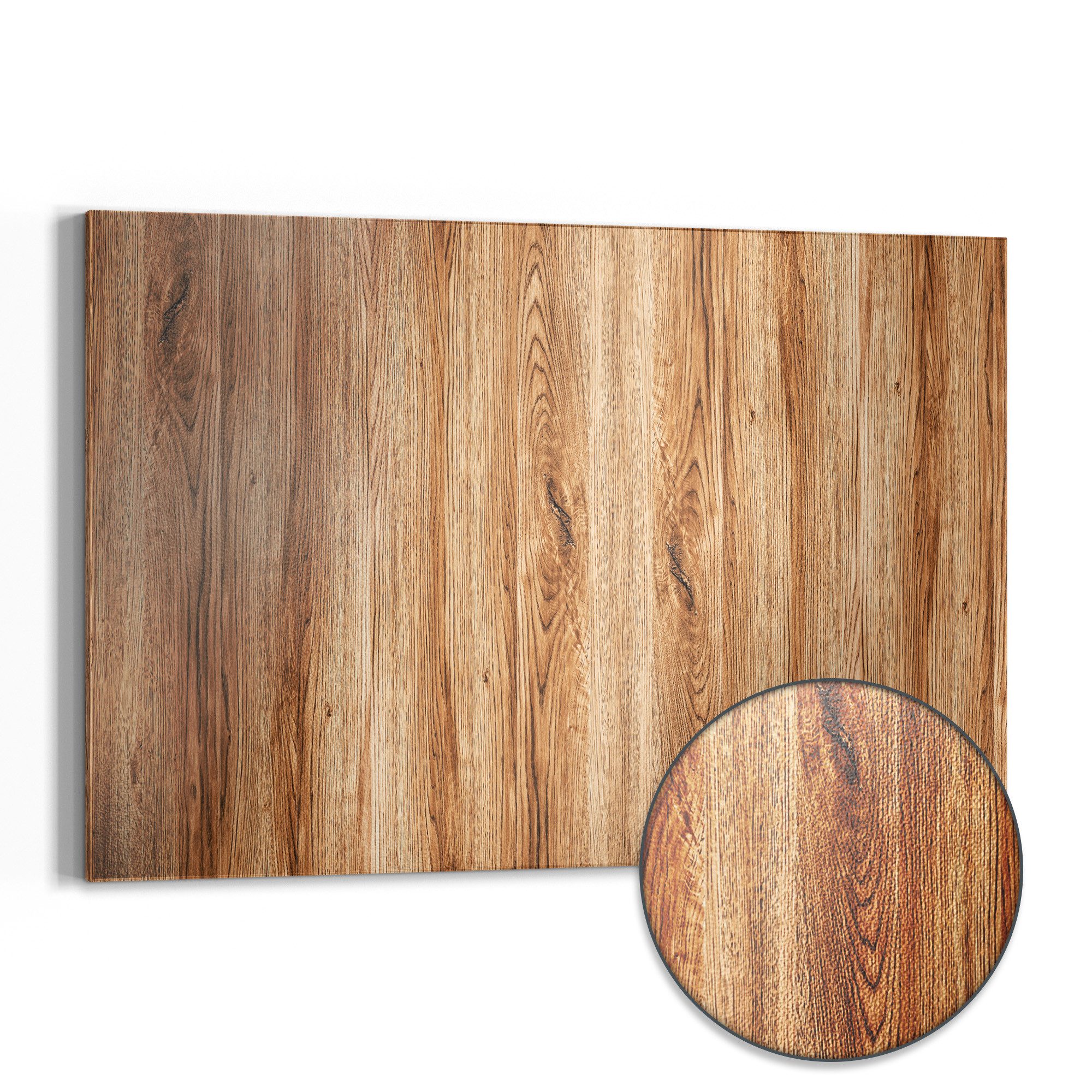 DEQORI Magnettafel 'Natürliche Holztexturen', Metall Whiteboard günstig online kaufen
