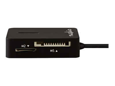 Nedis Speicherkartenleser NEDIS Kartenleser Multicard USB 2.0 (CRDRU2300BK)