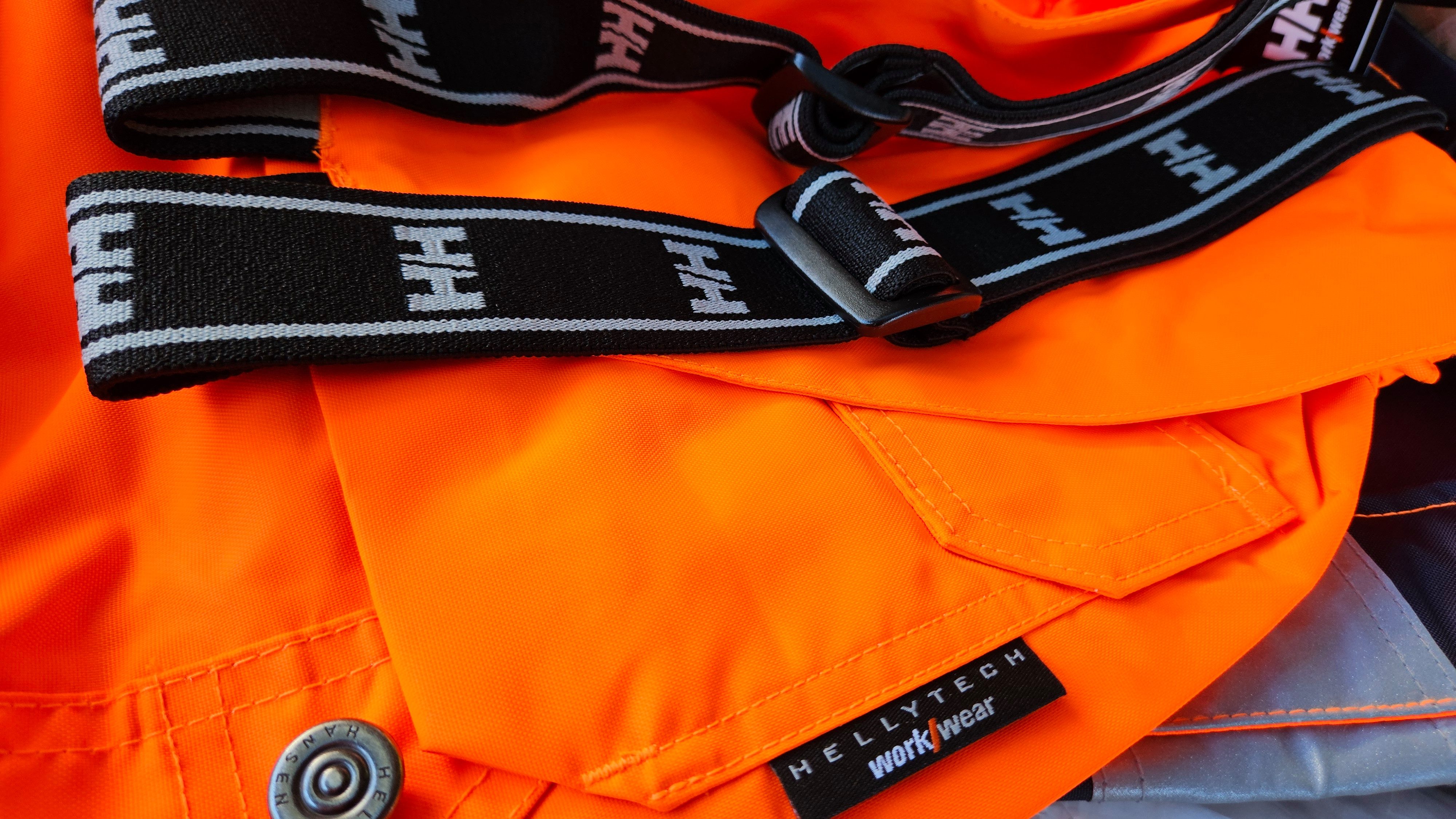 Helly Hansen workwear Arbeitshose Potsdam Pant 71475 Wasserdichte für Handwerk & Outdoor orange navy