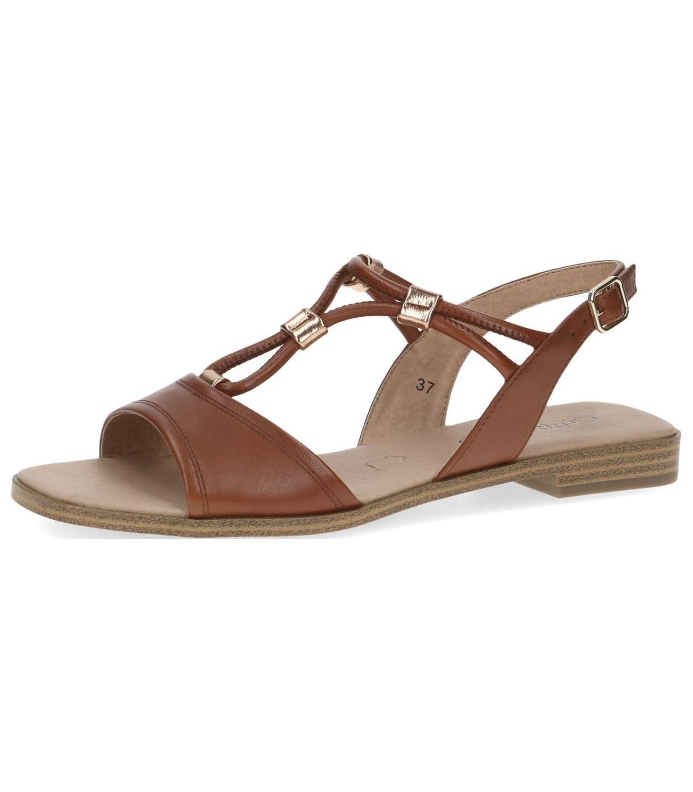 Caprice Sandalen Leder/Textil Riemchensandalette