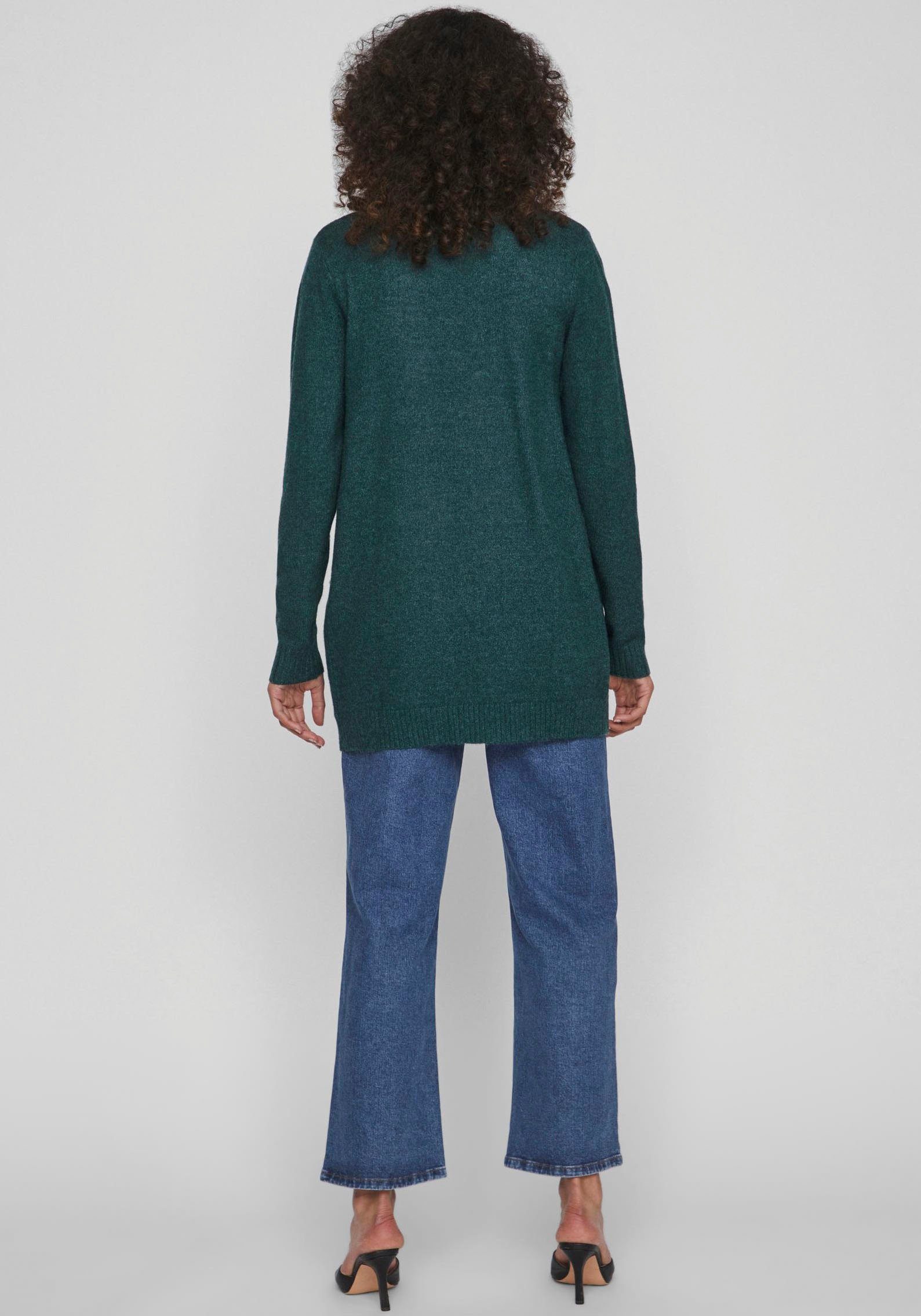 Vila Strickjacke VIRIL OPEN L/S KNIT CARDIGAN - NOOS Viskosemischung, regular fit