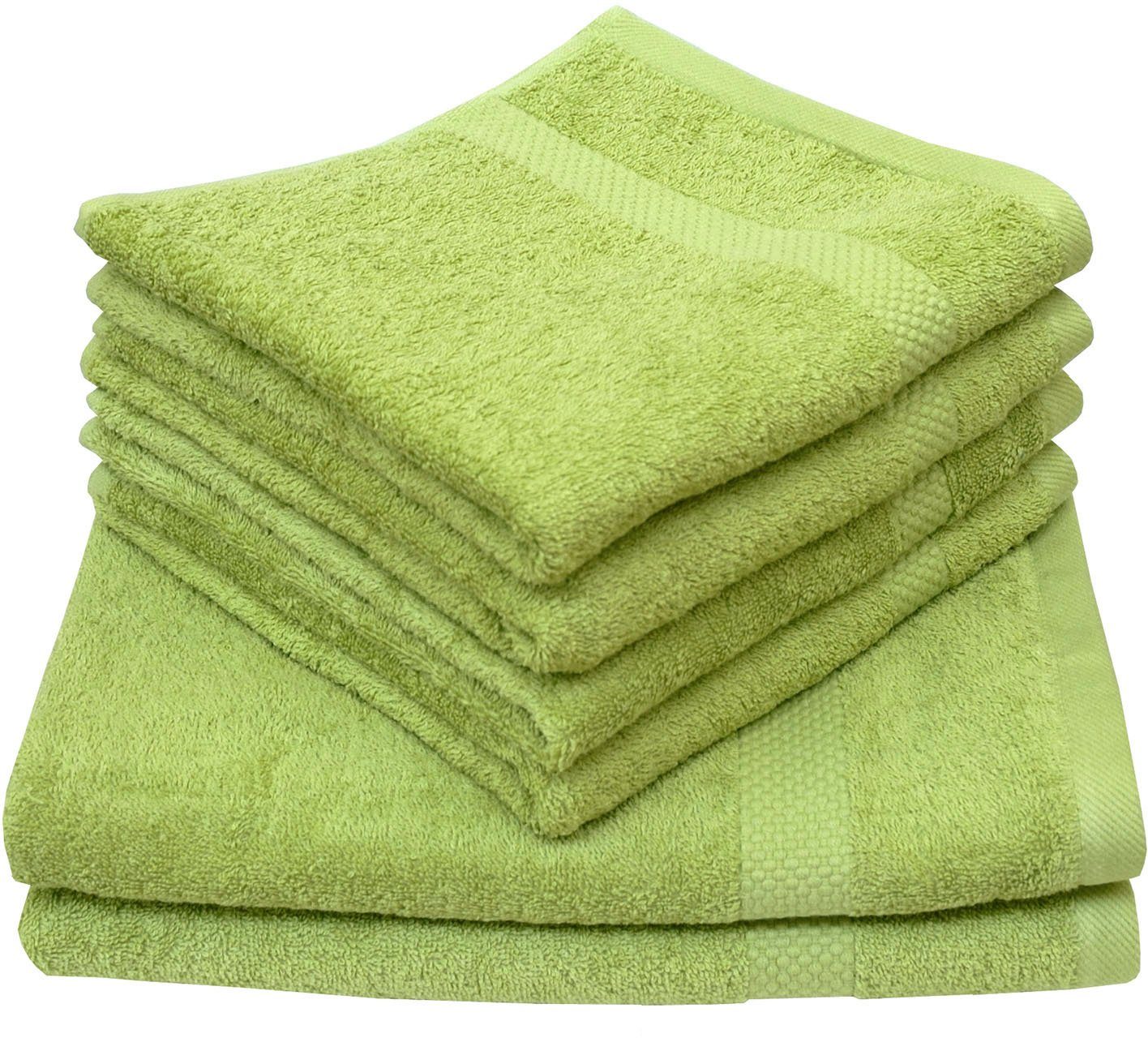 Dyckhoff Handtuch Set "Planet" Set 6 Stk. Frottier 4 Handtücher (50x100cm), günstig online kaufen