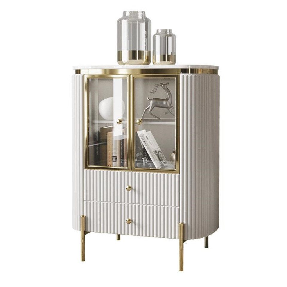 Xlmoebel Vitrine Moderne Kommode in Hochglanzoptik mit viel Stauraum (1-St., Vitrine) Hergestellt in Europa