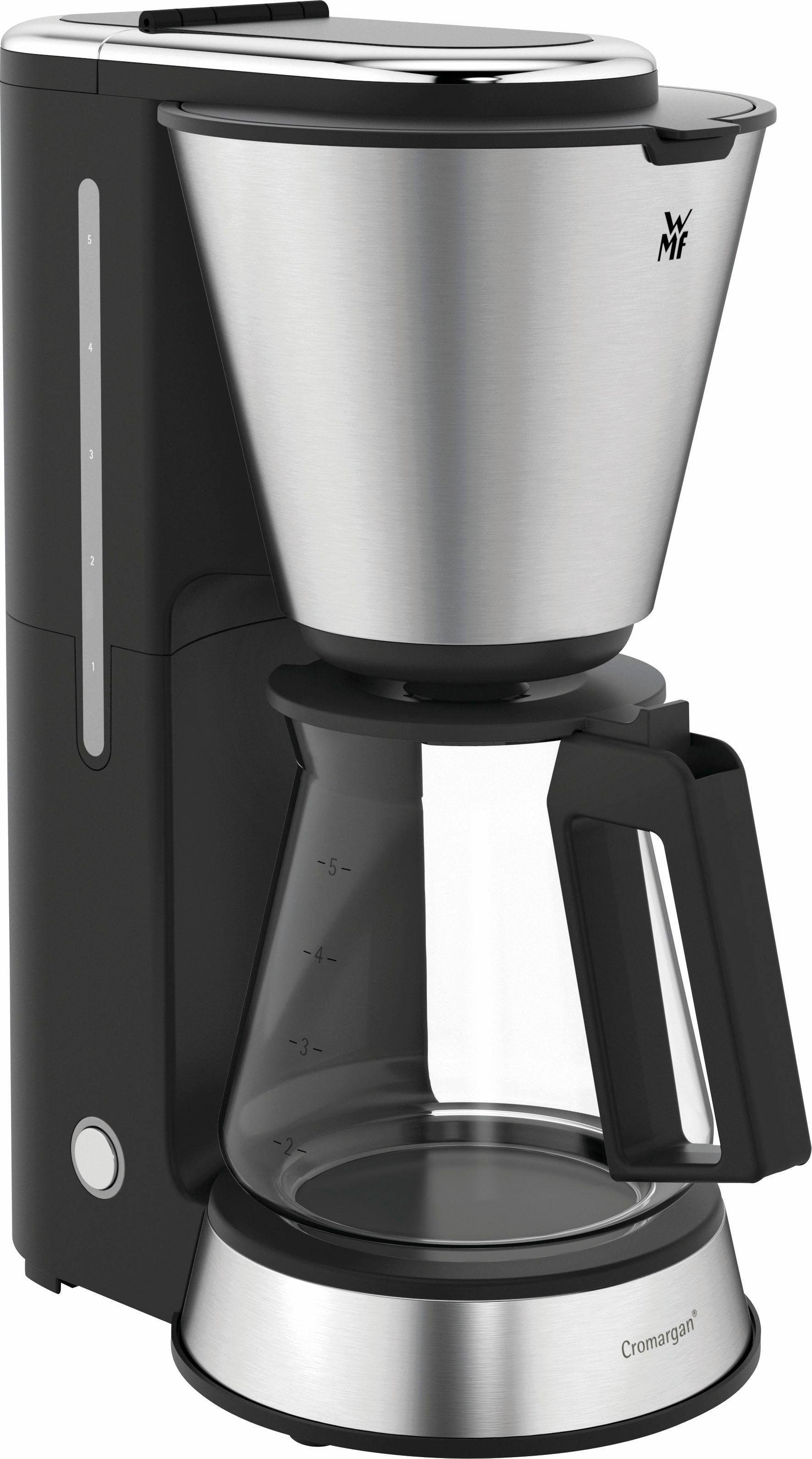 WMF Filterkaffeemaschine KÜCHENminis® Aroma, 0,65l Kaffeekanne, Papierfilter 1x2, mit Glaskanne