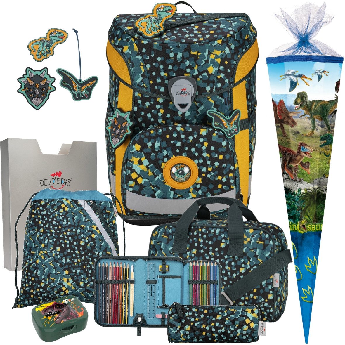 DerDieDas® Schulranzen Jungen 1.Klasse ErgoFlex Easy in unterschiedlichen Sets
