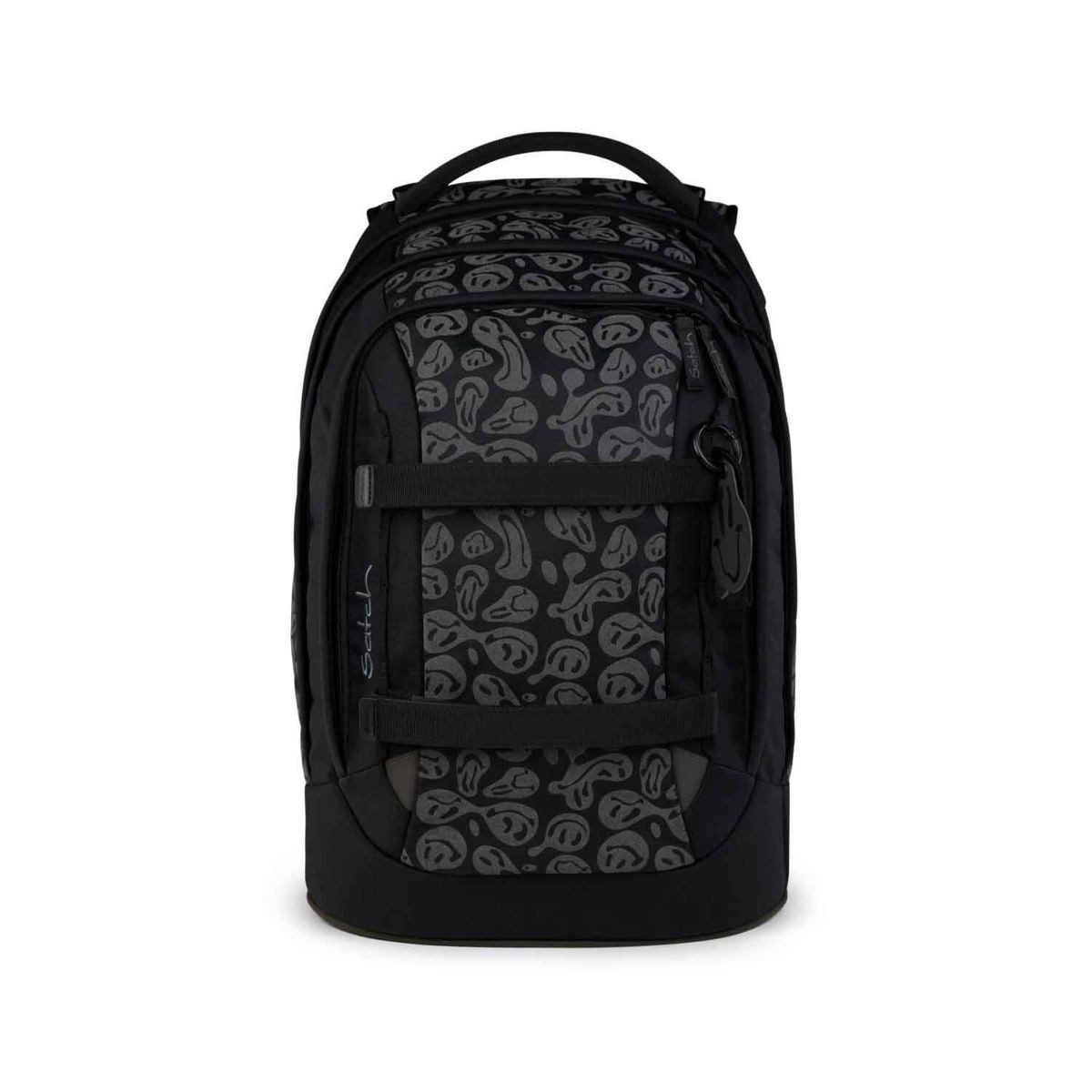 Satch Schulrucksack Pack (4tlg., inkl. Schlamperbox, Sportbeutel und Trinkflasche), reflektierend