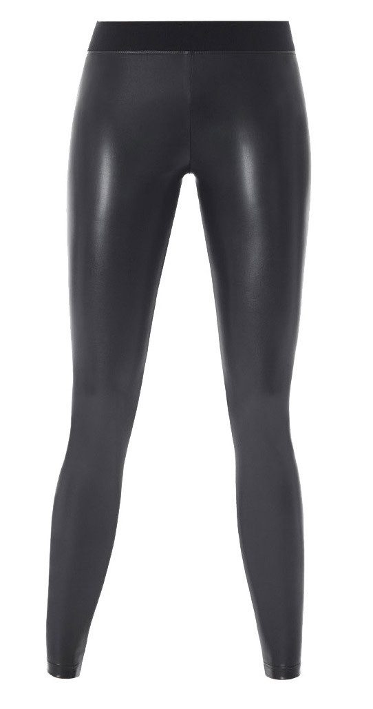Bas Bleu Shapingleggings Pushup-Leggings in Lederoptik, formend am Po modellierend