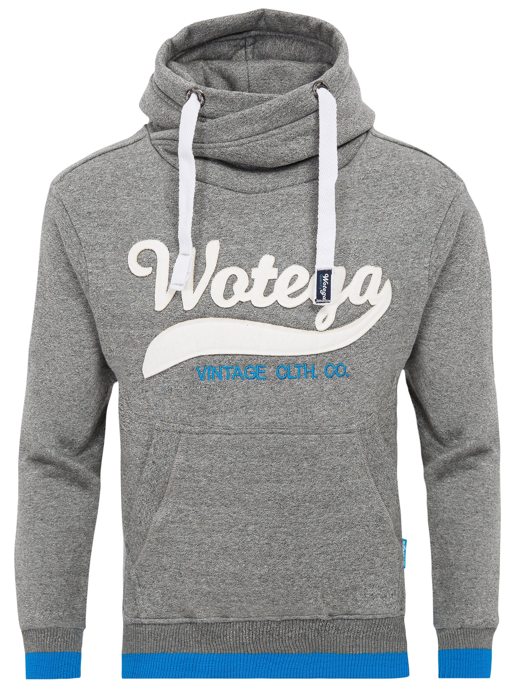 WOTEGA Kapuzenpullover Sweat Hoodie Isaac Kapuzensweatshirt mit bequemer Passform Grua (caviar 194006)