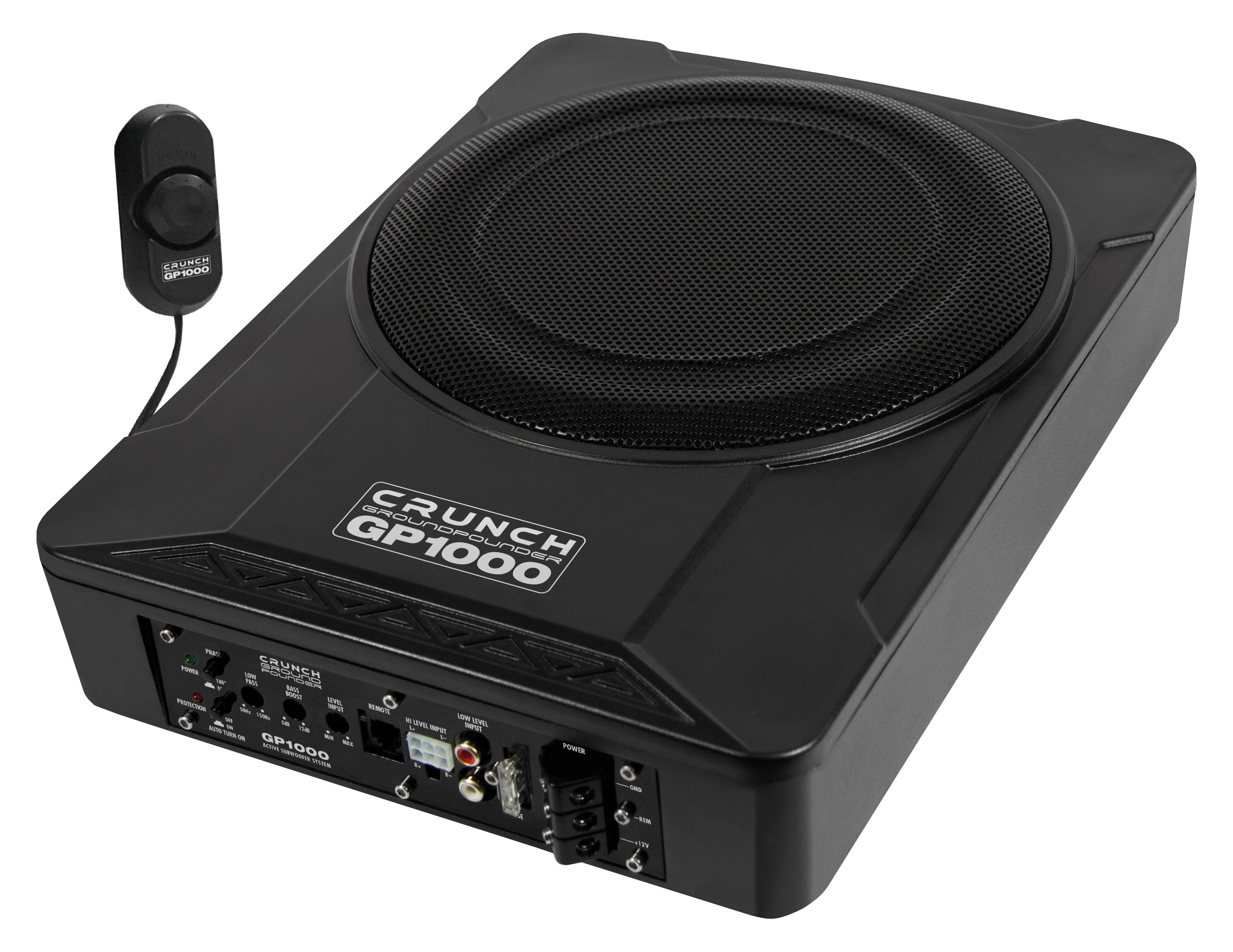 GROUNDPOUNDER Aktiv-Subwoofer GP1000, Aktiv Unter Auto-Subwoofer
