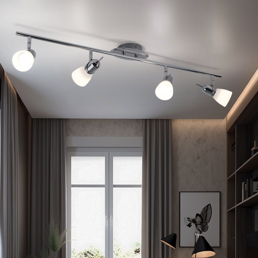 Deckenleuchte, Wohnzimmerlampe Warmweiß, Deckenlampe Deckenleuchte inklusive, Deckenstrahler etc-shop LED Leuchtmittel
