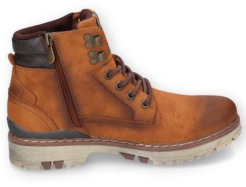 Dockers by Gerli Schnürboots Worker Boot, Stiefel in auffälliger Used-Optik