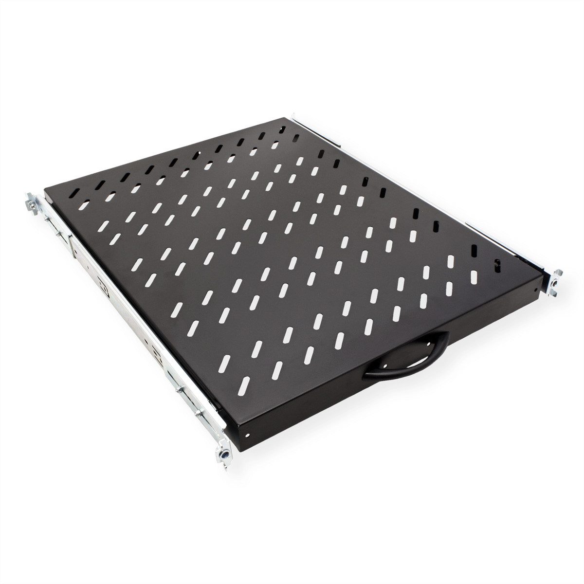 VALUE Netzwerkschrank 19-Zoll-Fachboden ausziehbar, 420 x 568 mm, 25kg Traglast