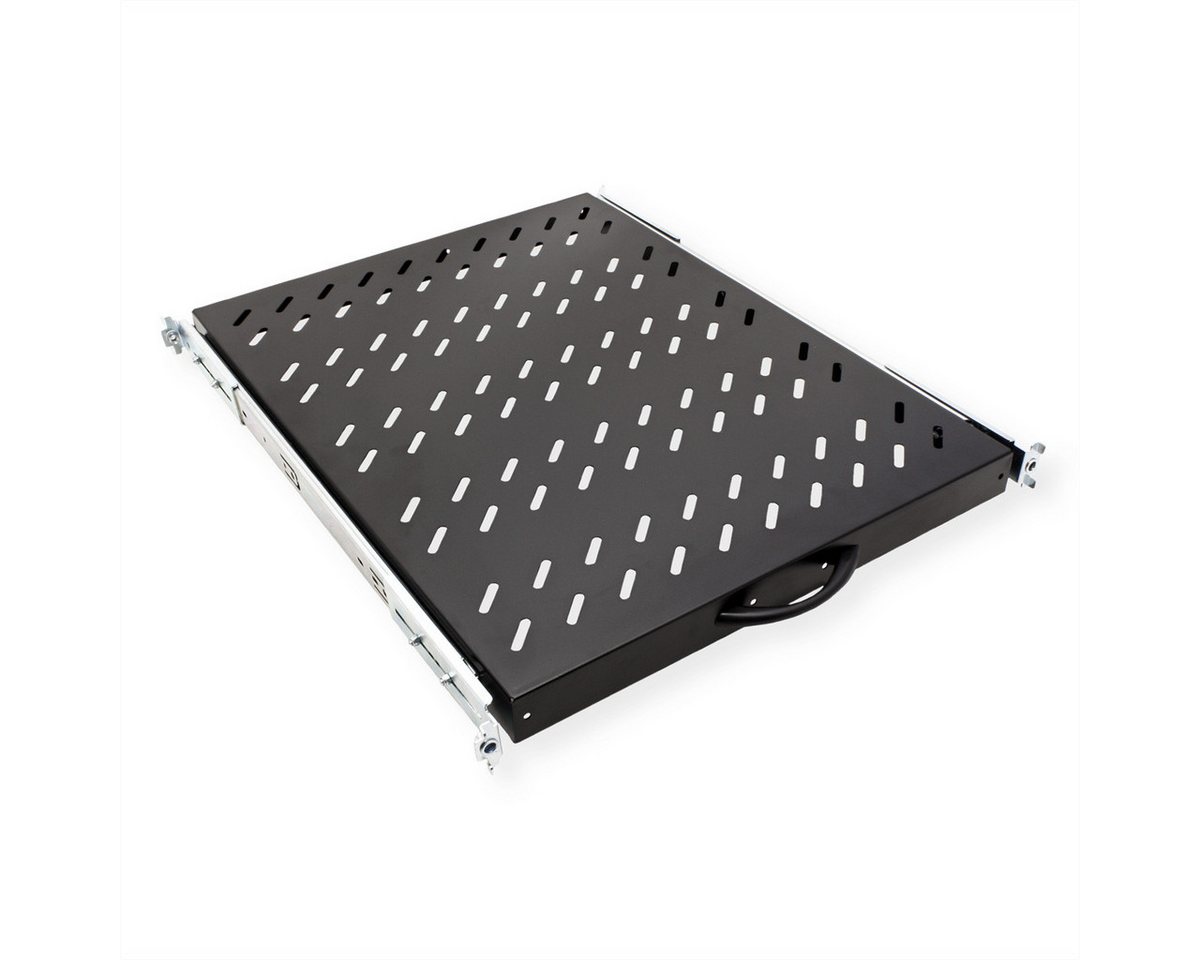 VALUE Netzwerkschrank 19-Zoll-Fachboden ausziehbar, 420 x 568 mm, 25kg Traglast