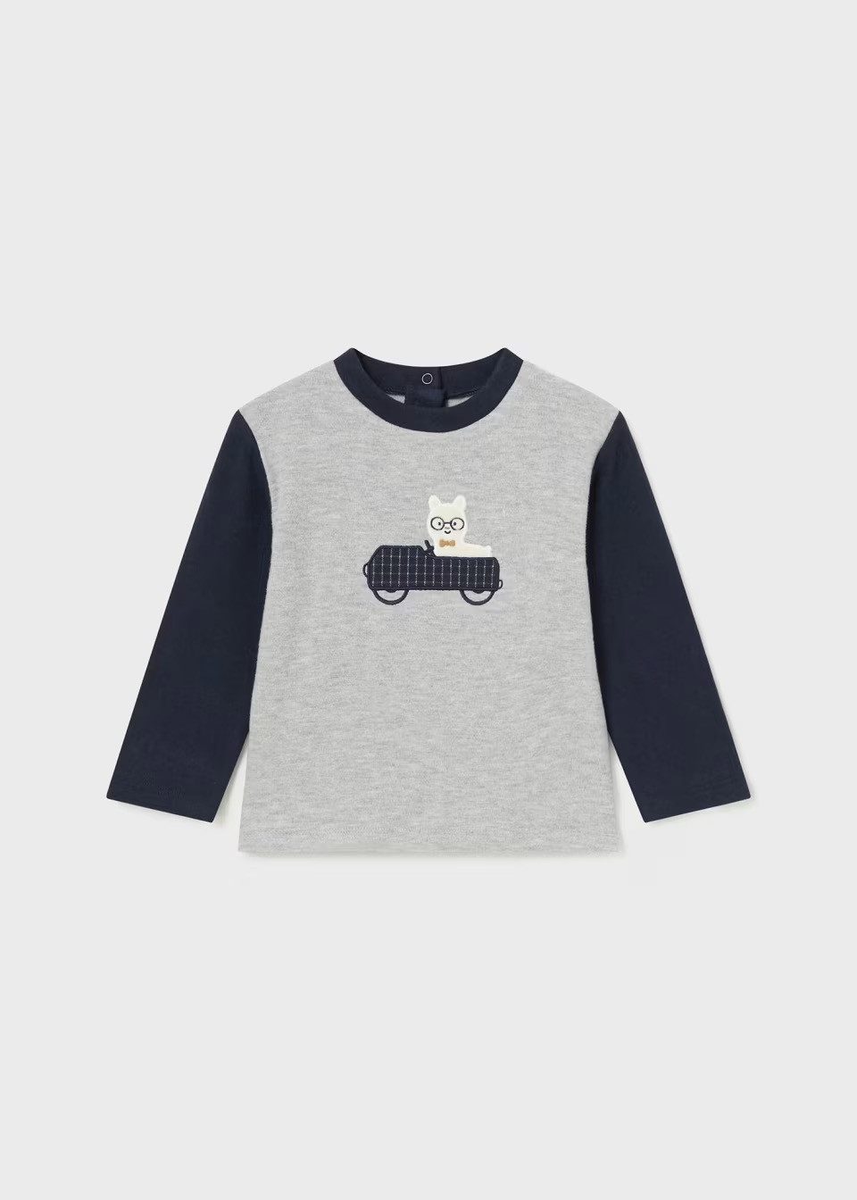 Mayoral Langarmshirt Langarmshirt mit Ellenbogenschützern für Babys (203159)